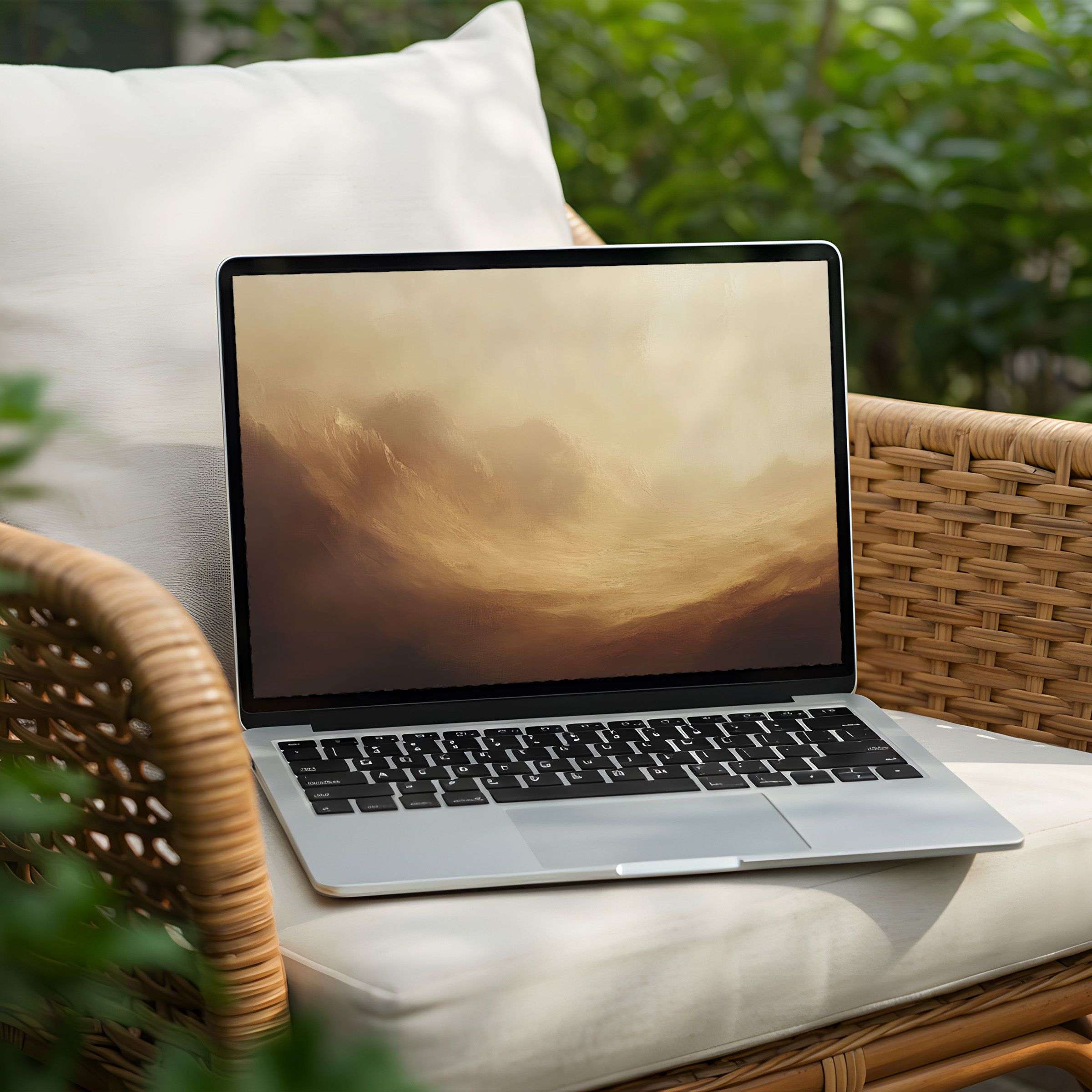 Elegant sunset-inspired desktop background for PC and Laptop instant download delivering calm and mindful inspiration
