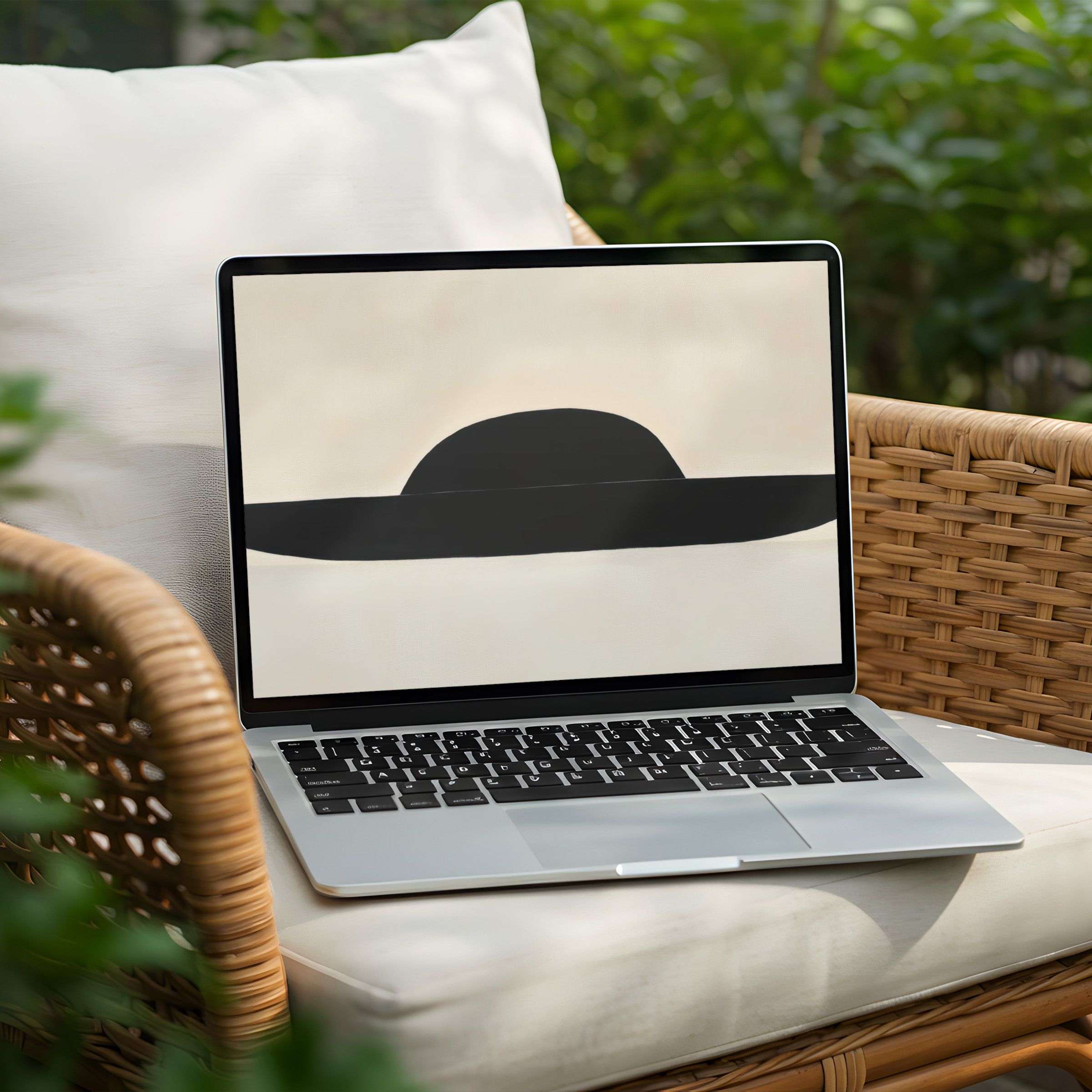 Elegant abstract desktop background on a Laptop offers instant download for PC Use this design to inspire calm and mindfulness