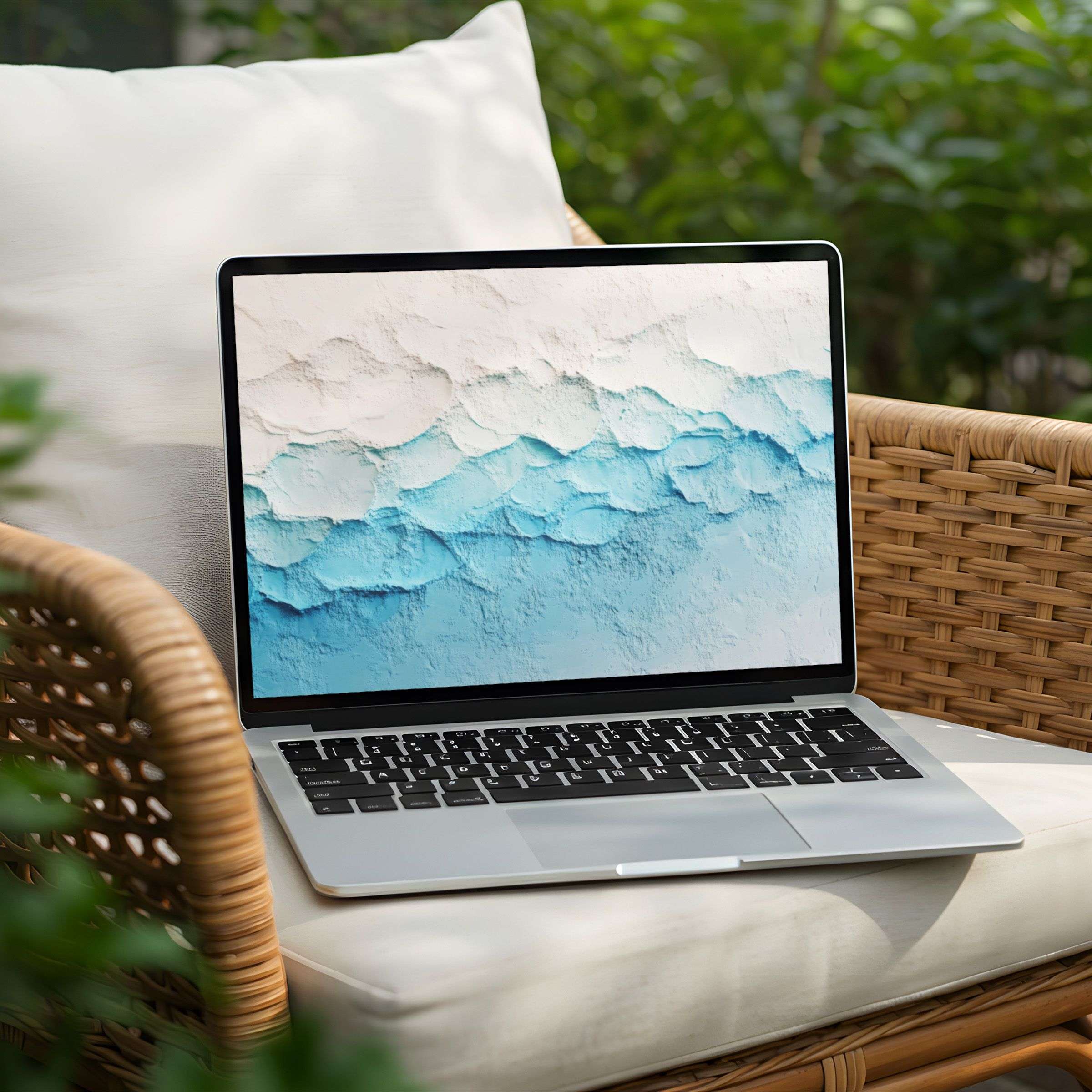 Elegant textured desktop background for PC and Laptop, offering instant download to inspire calm mindfulness and digital serenity