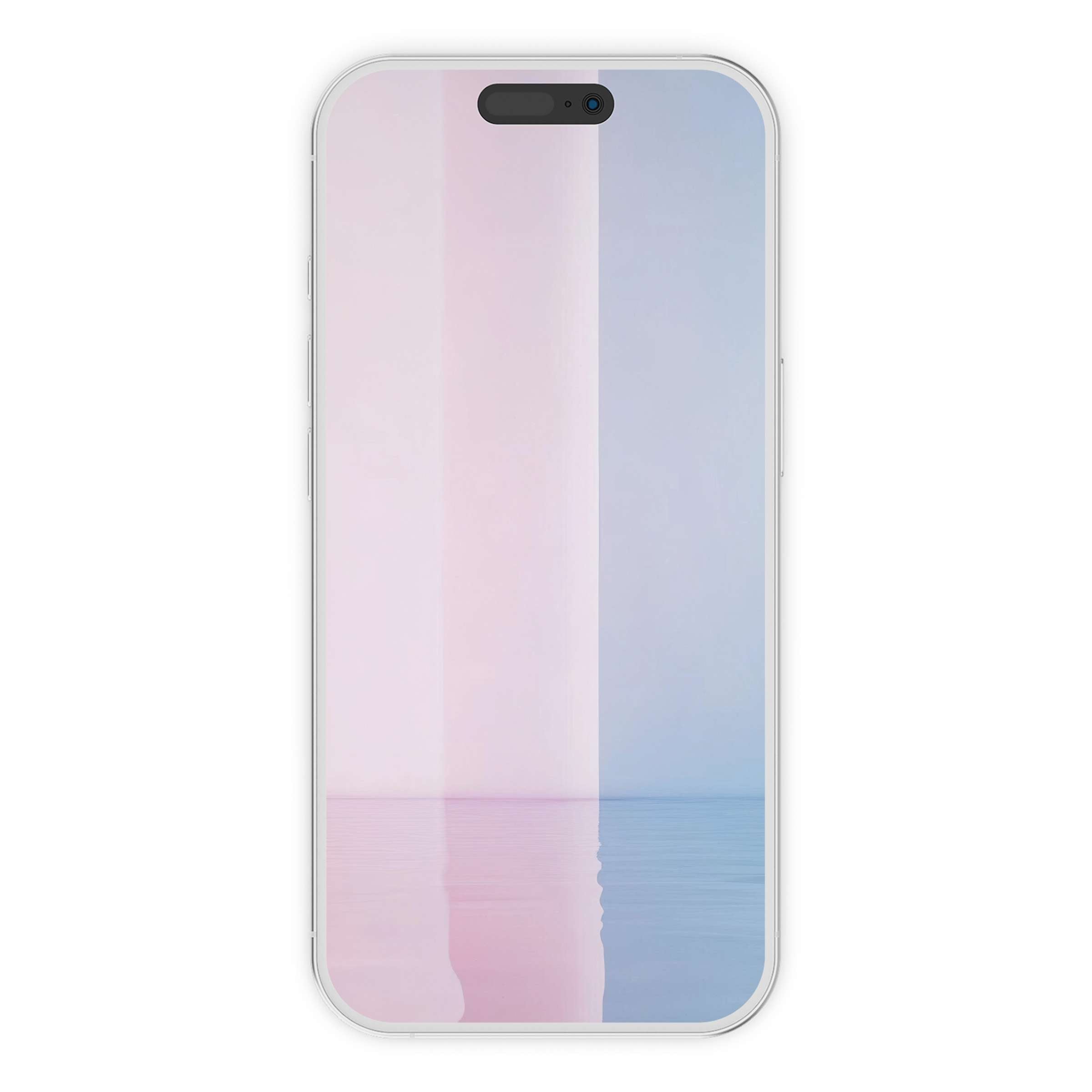 Elegant modern iPhone wallpaper with pastel gradients offers a calming phone background, perfect digital download for artistic serenity