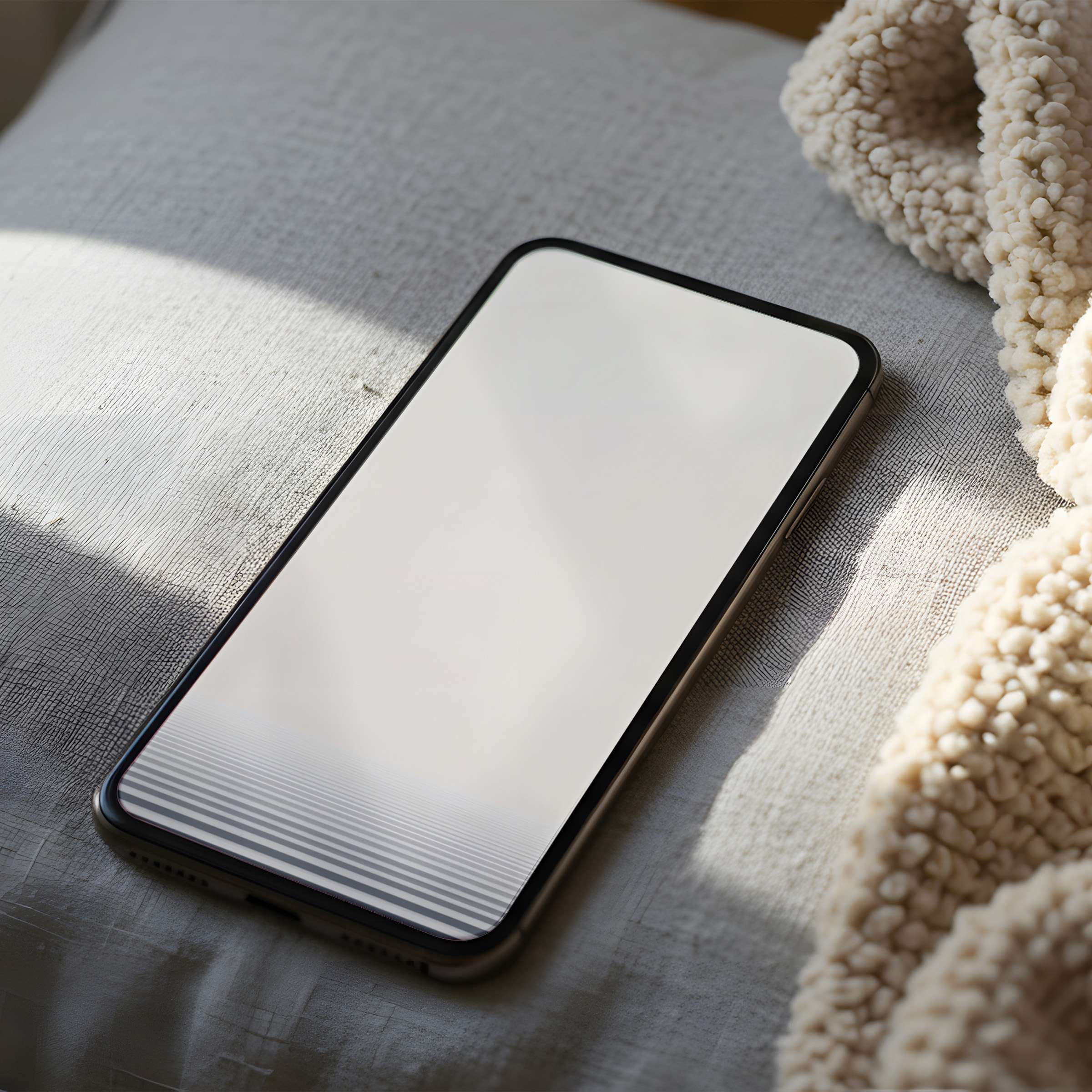 Elegant phone wallpaper showcasing minimalist gradient art, perfect for iPhone and Android, adding serene aesthetics to any screen