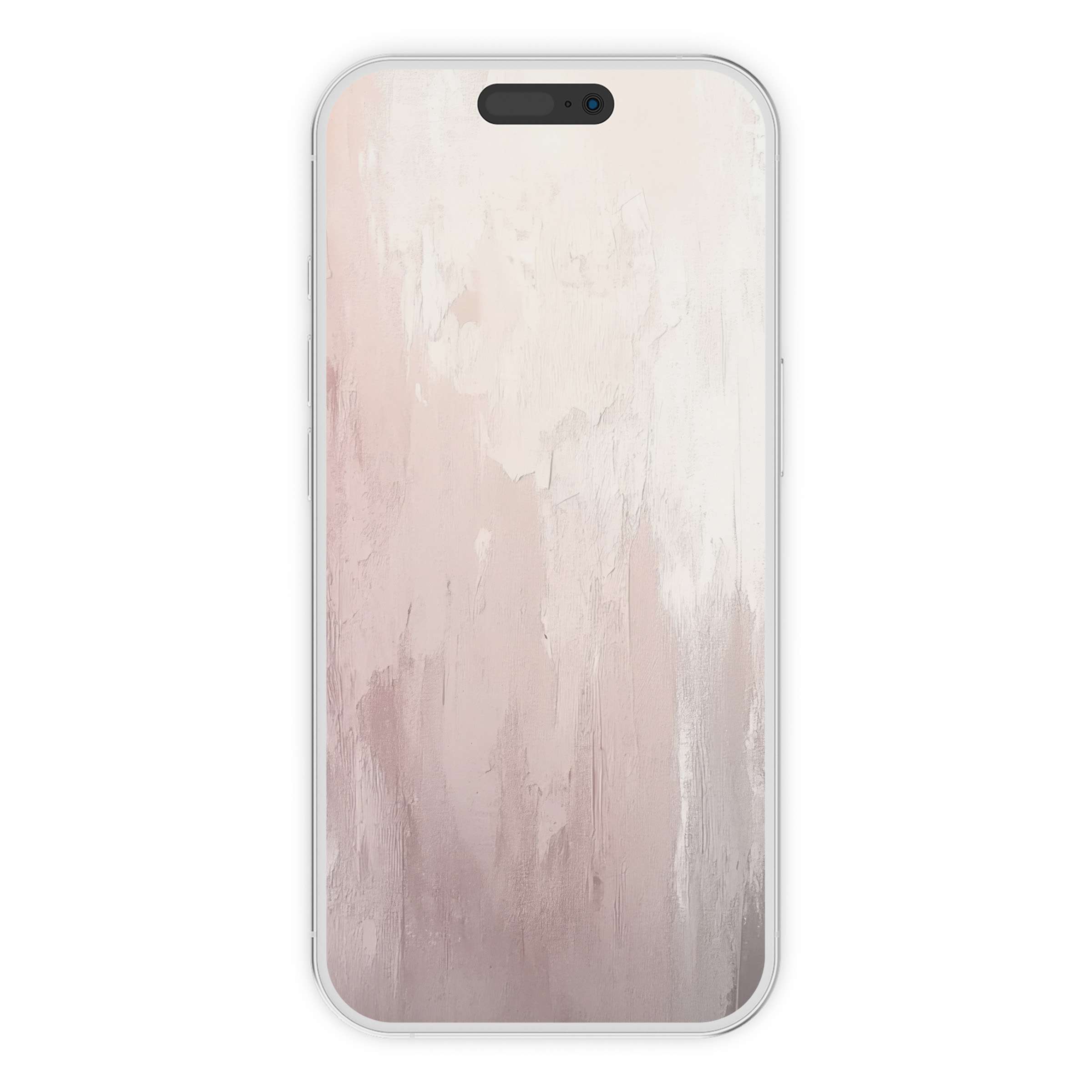 Elegant modern iPhone wallpaper featuring soft pink and beige abstract textures, perfect calm phone background digital download suitable for Android