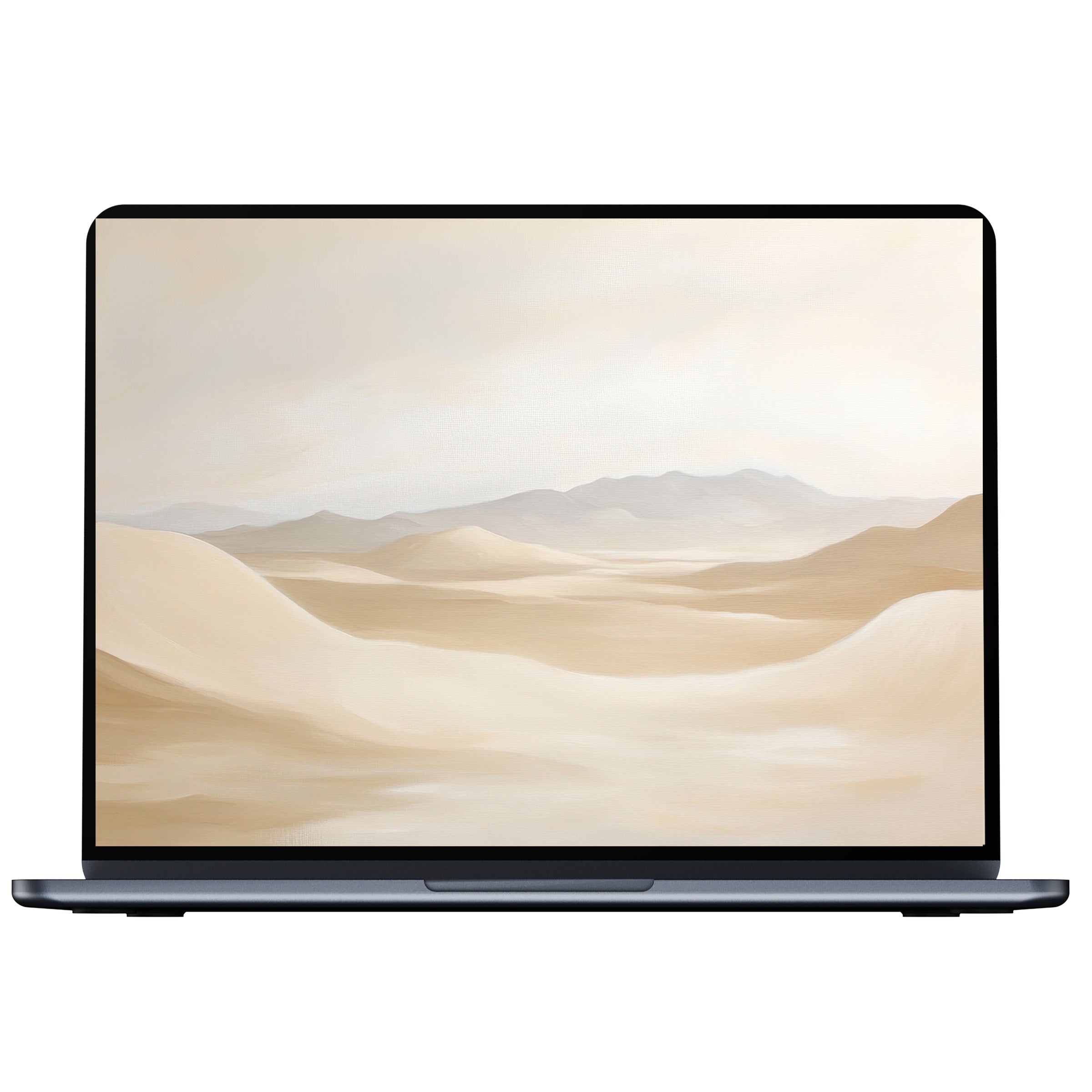 Neutral desktop wallpaper featuring serene desert sands, ideal for inspiring digital download on PC, laptop, and Mac