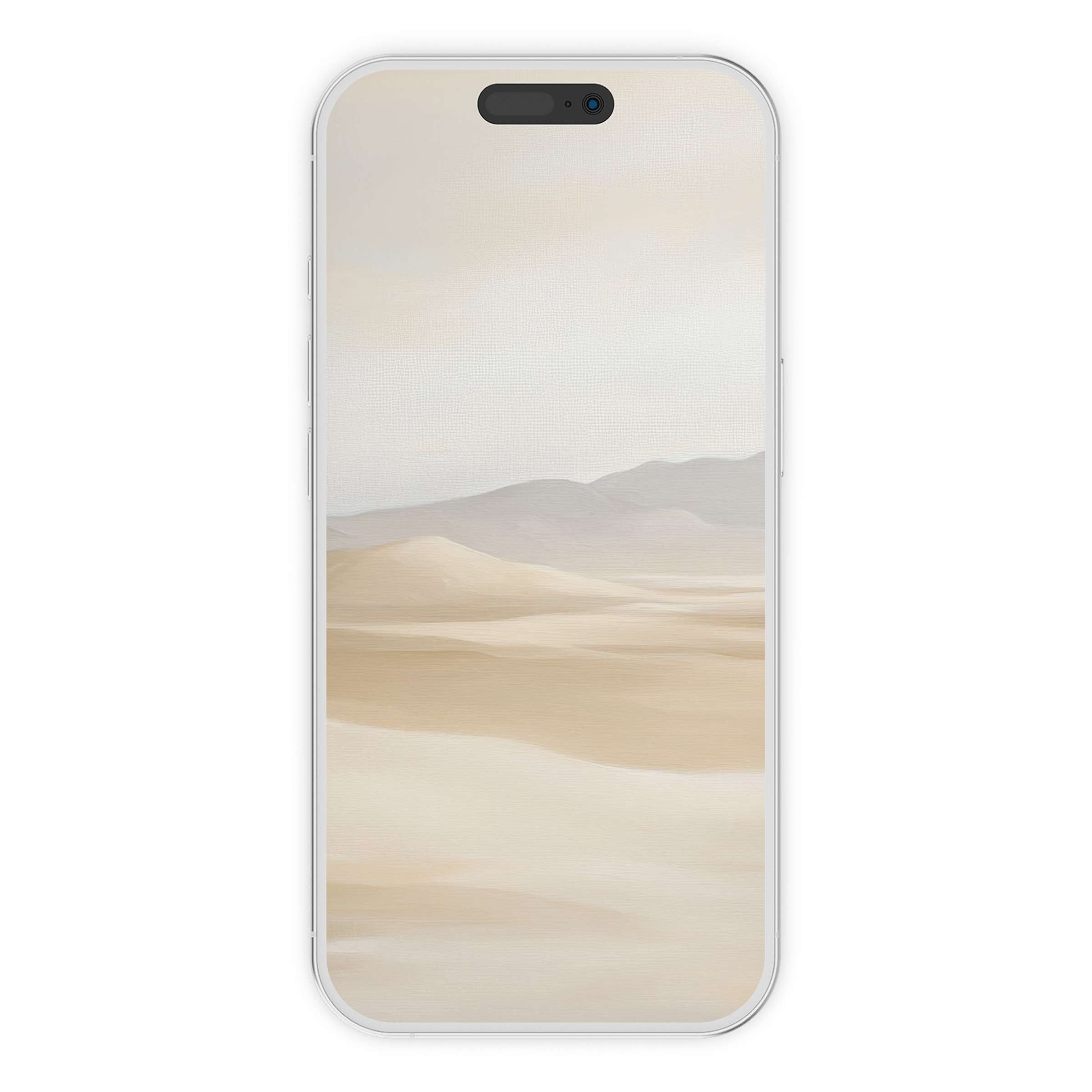 Neutral iPhone wallpaper featuring serene desert tones, ideal phone background Perfect digital download for calming, aesthetic vibes
