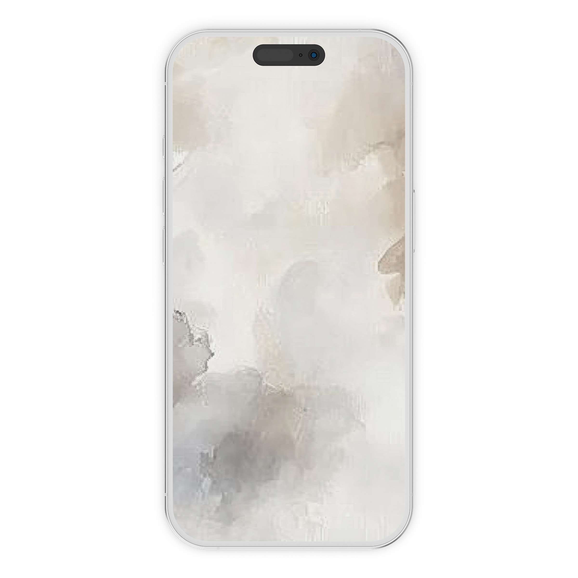 Neutral iPhone wallpaper with soft beige and grey watercolor textures brings a calming phone background digital download perfect for any device