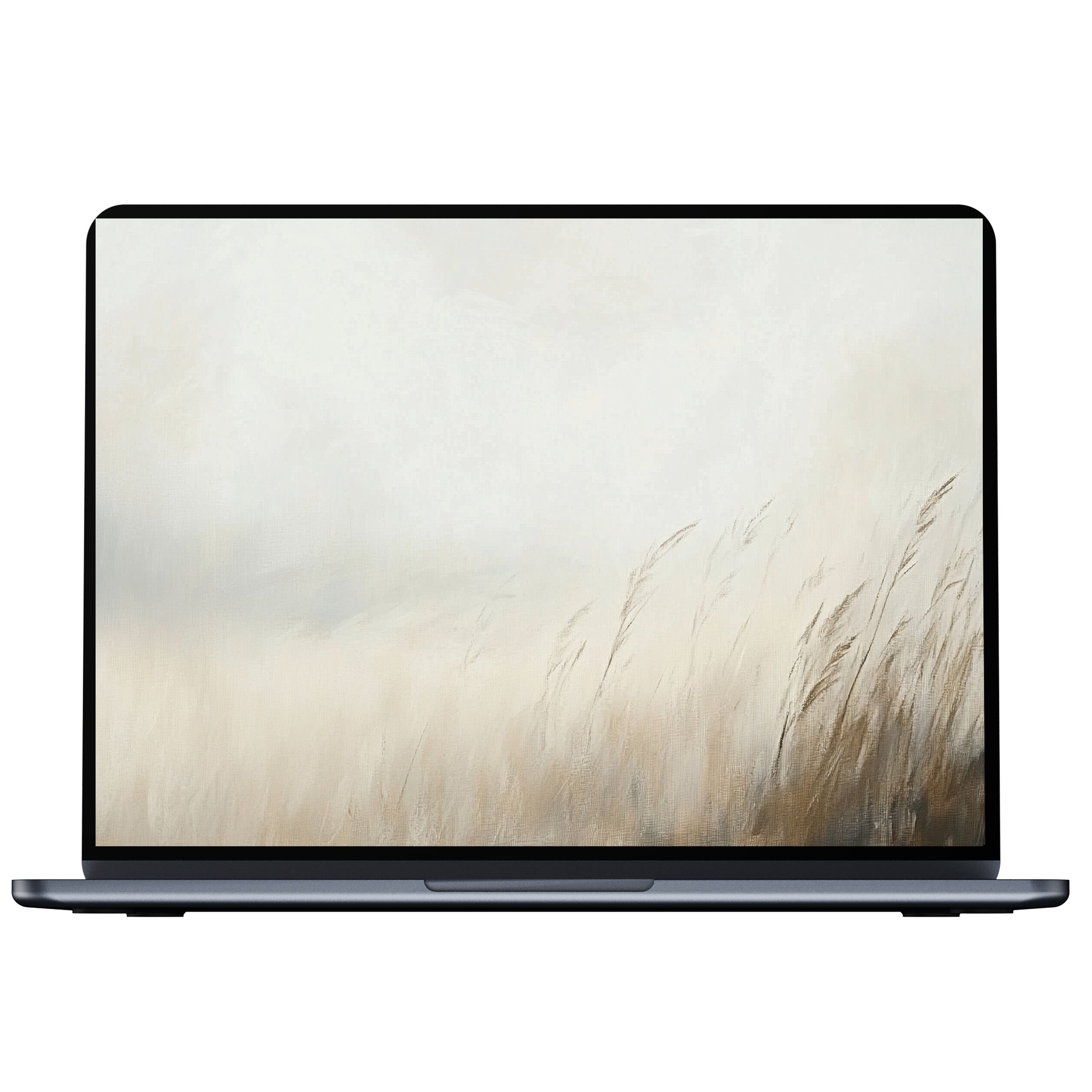 Serene spring desktop wallpaper as a digital download with soft pastel hues and gentle grass, perfect for PC or laptop screens