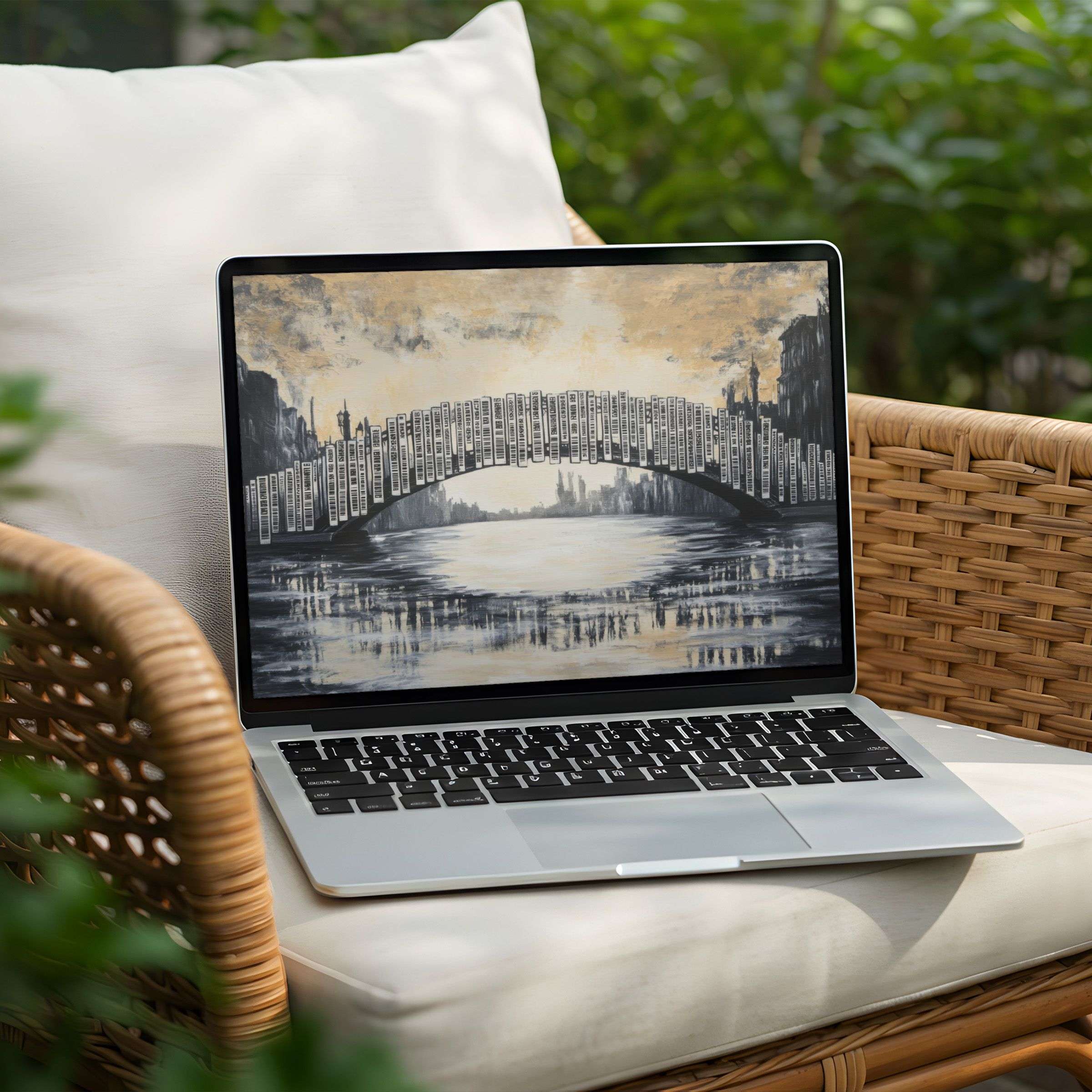 Elevate your PC or Laptop with this instant download desktop background featuring a serene cityscape, inspiring mindfulness
