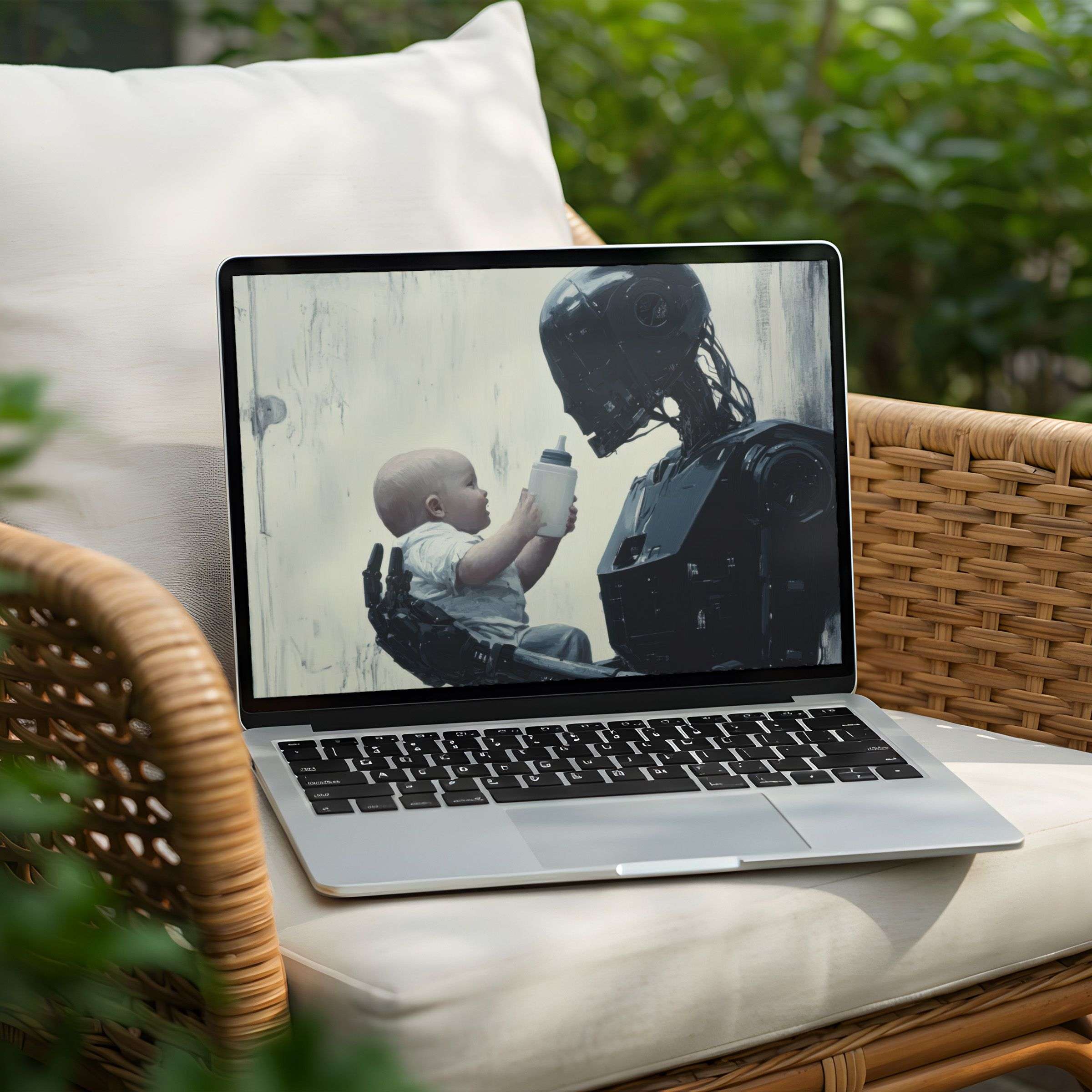 Inspired desktop background for PC or Laptop instant download digital art evokes calm elegance and mindful connections