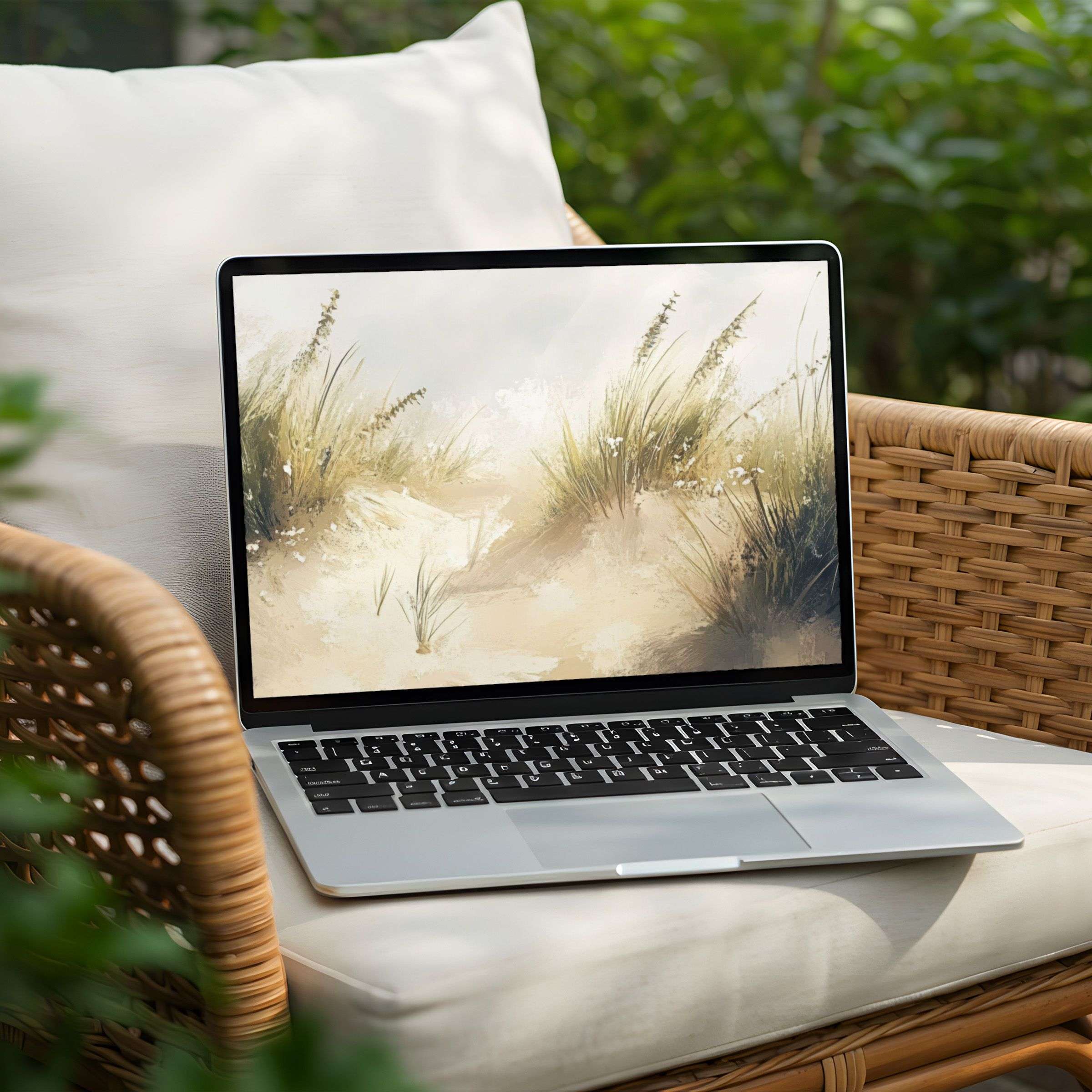 Elegant desktop background for PC and Laptop as an instant download features calming dune scene inspiring mindfulness and serenity