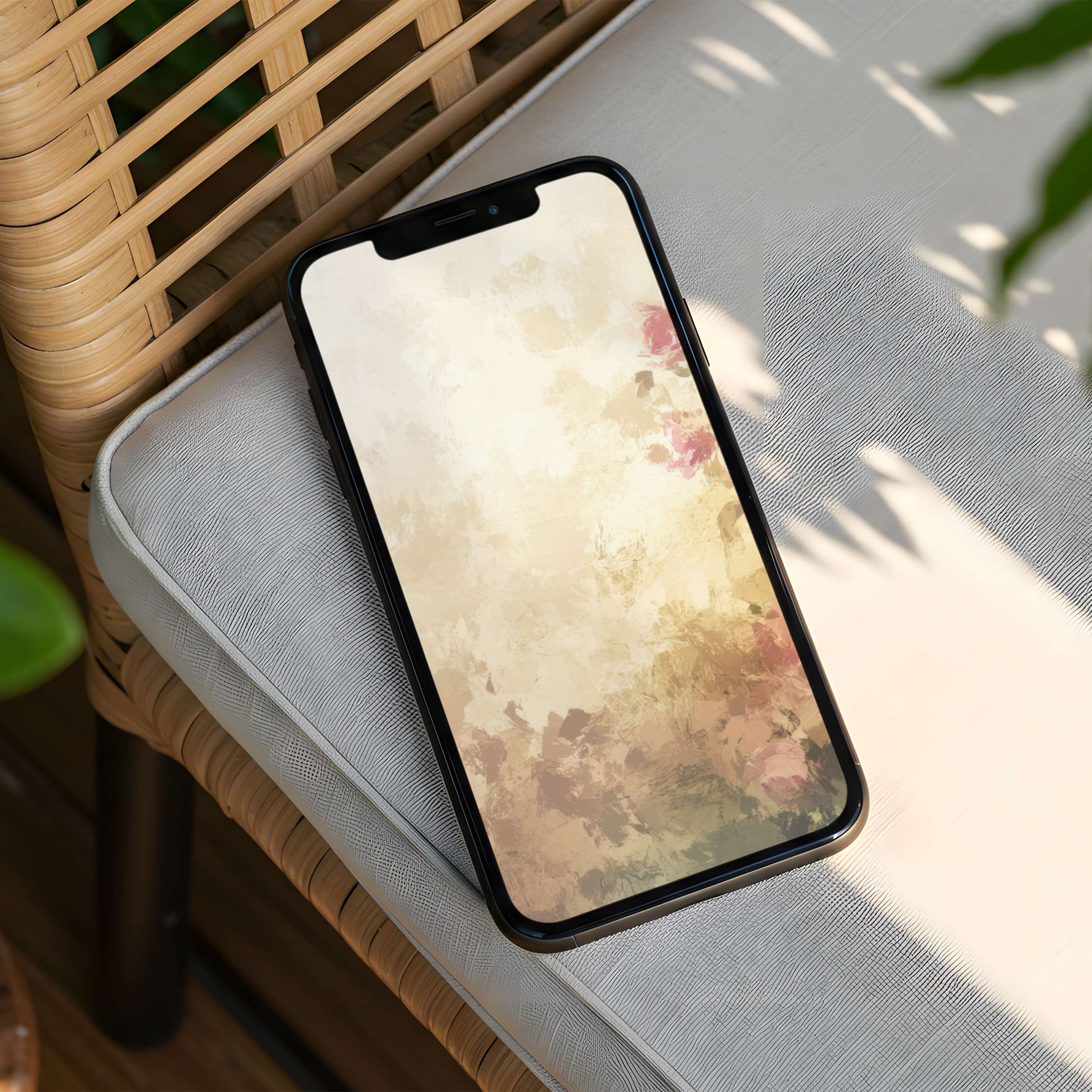 Elegant abstract iPhone background offers instant download for phone users desiring calm and mindful aesthetic inspiration