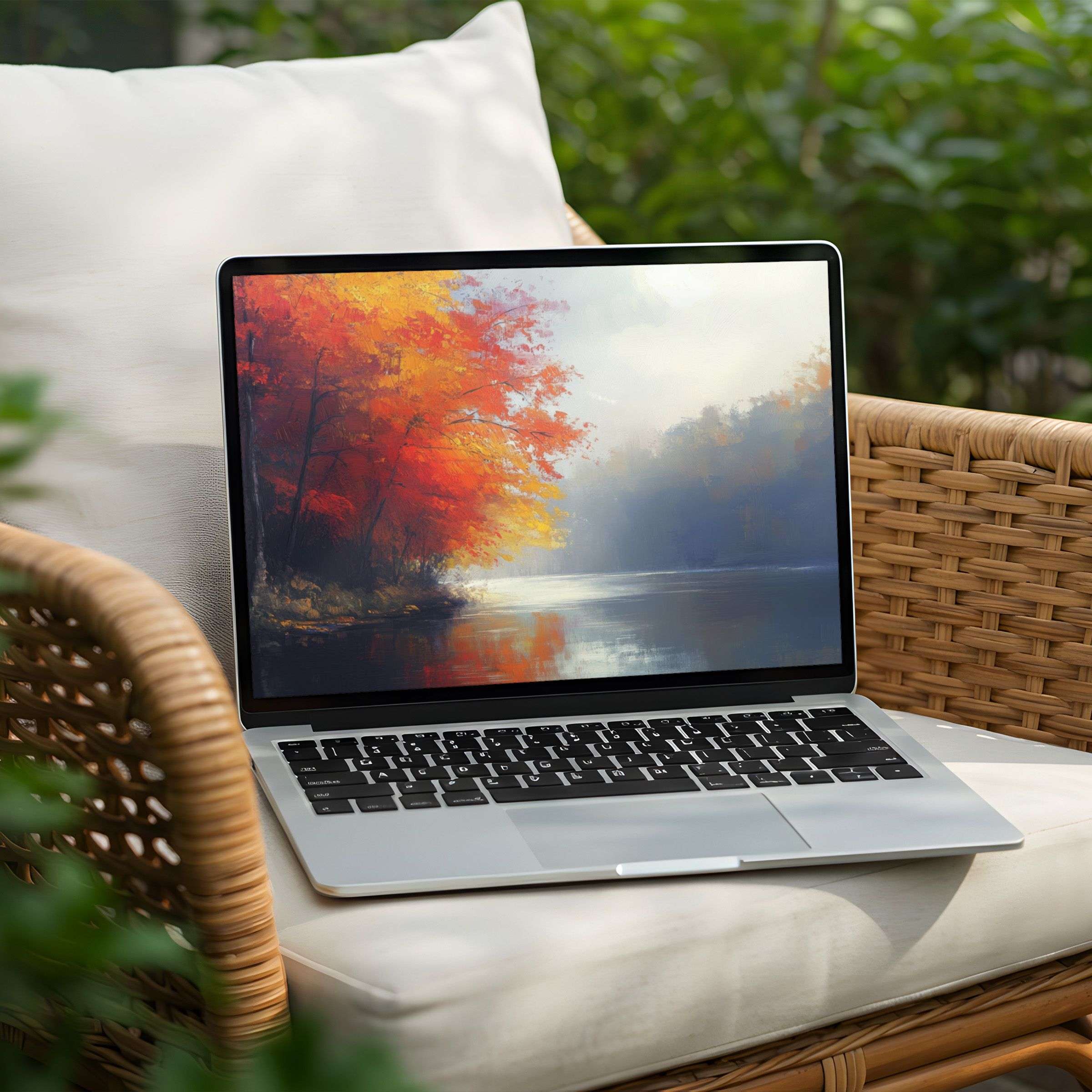 Inspire your workspace with this autumn desktop background for PC or Laptop, available as an instant download for elegance