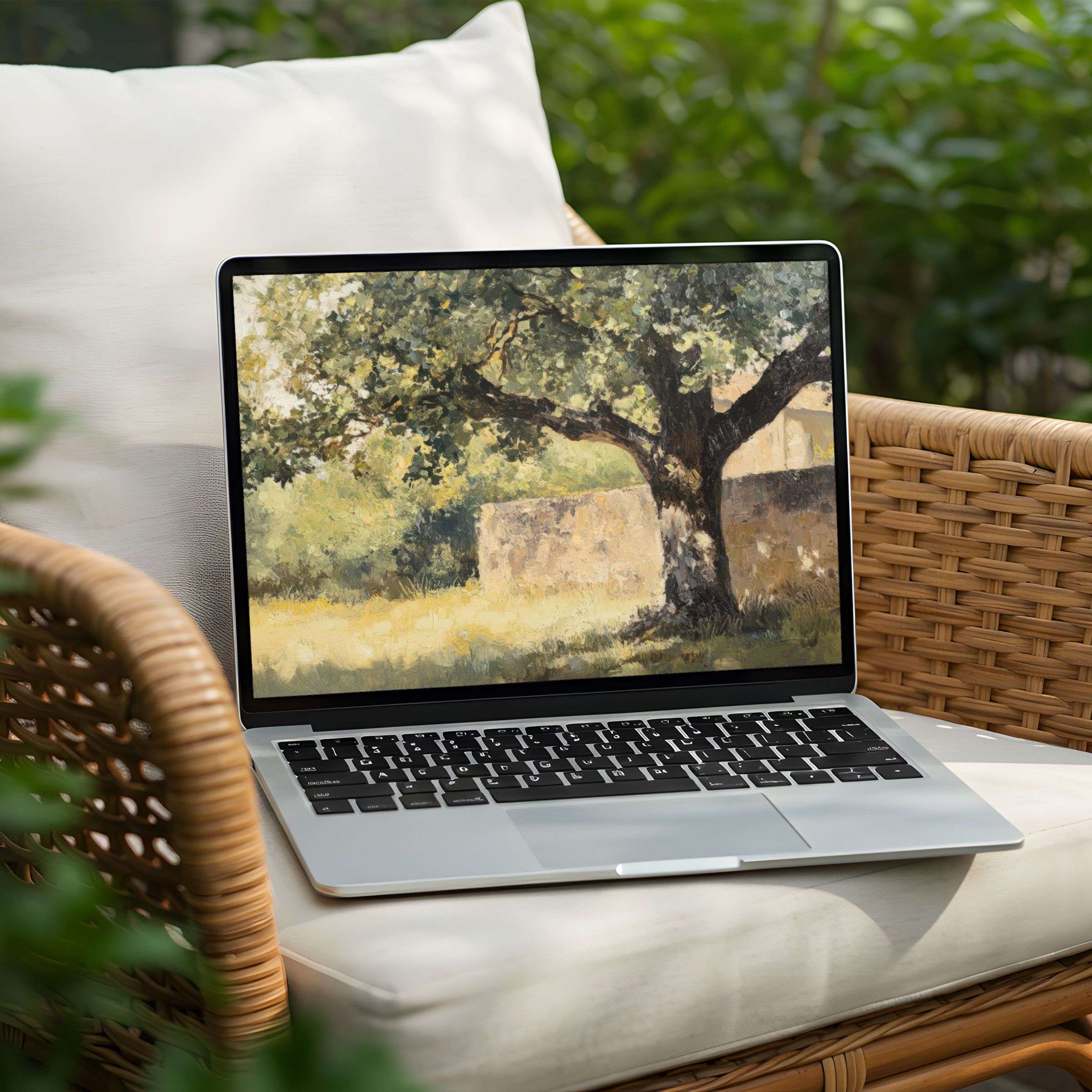 Serene nature-inspired desktop background for PC and Laptop instantly downloadable evokes calm and mindfulness in your workspace