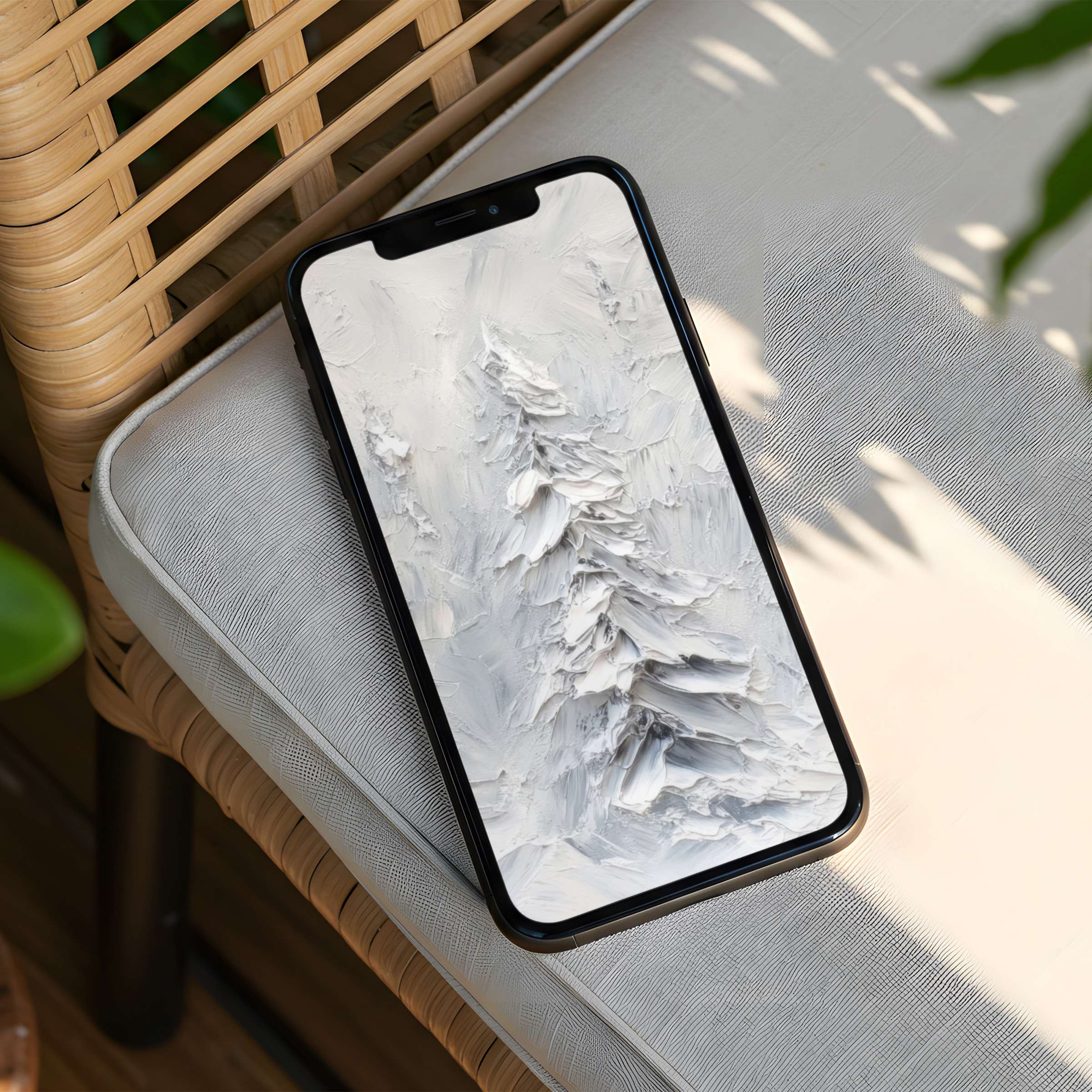 Elegant iPhone background with soothing abstract textures offers instant download for phone users seeking calm, artistic inspiration