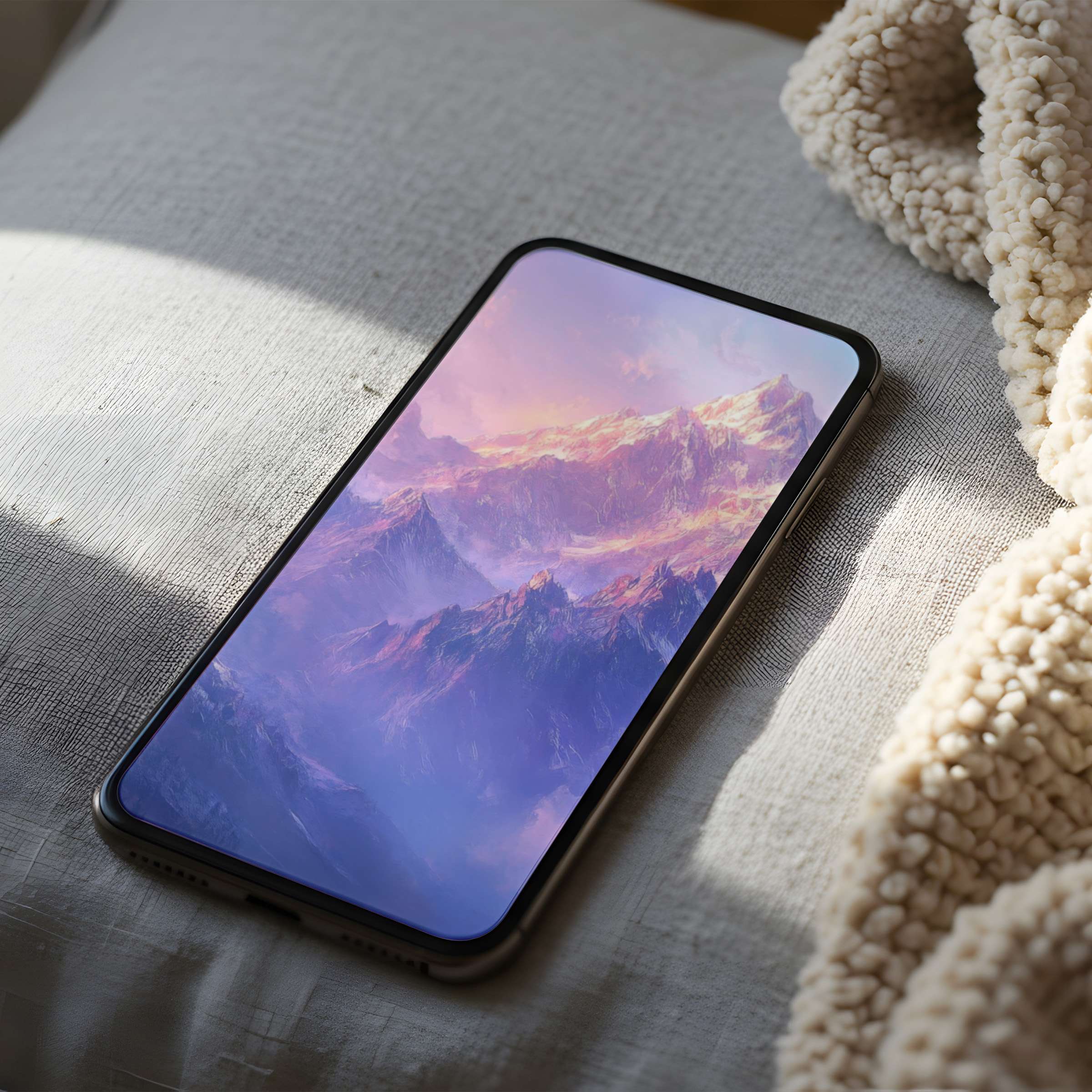 Mountain-inspired phone wallpaper brings calm elegance to your iPhone with high-resolution imagery suitable for digital download