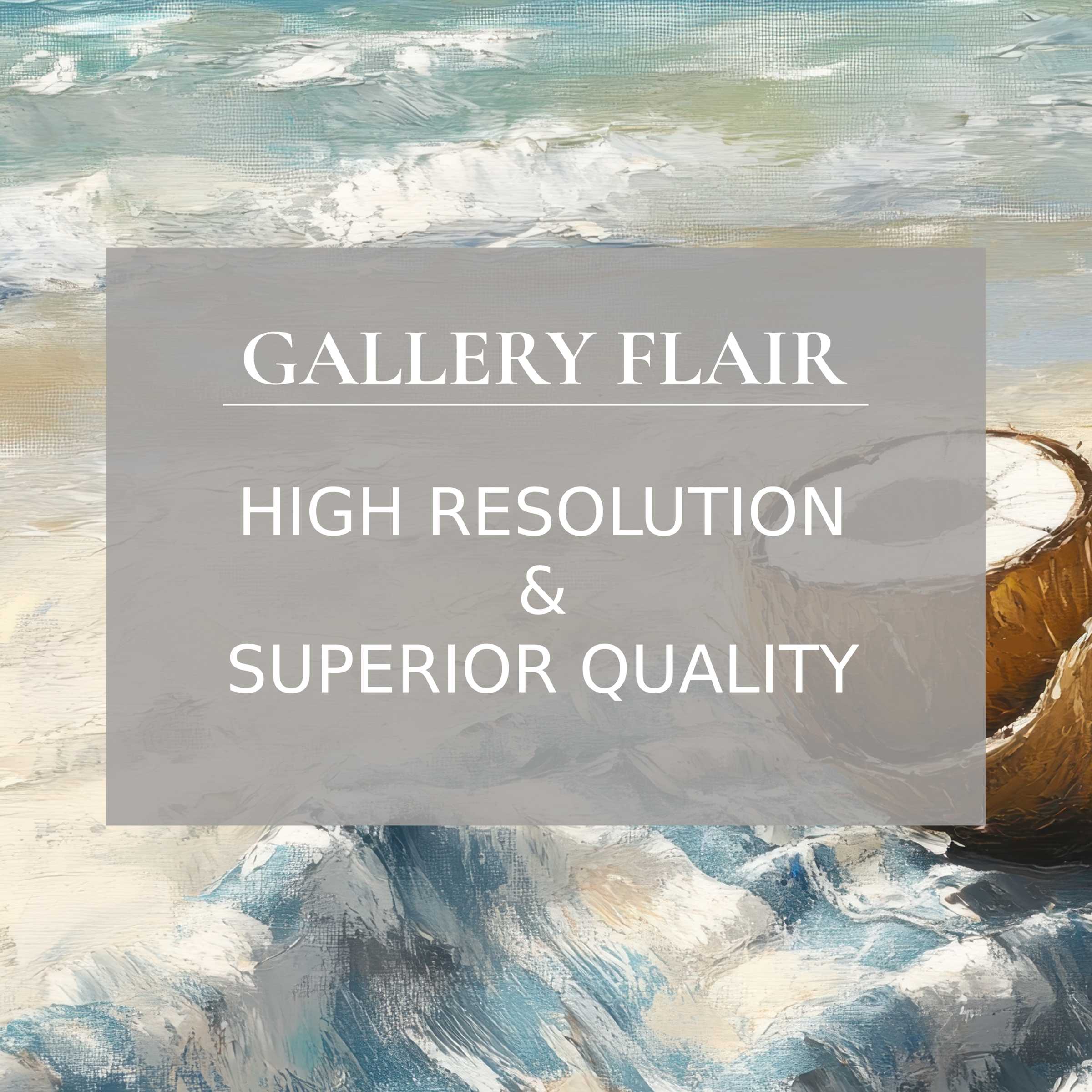 Elegant coastal painting iPad wallpaper, offering soothing waves and serene textures, perfect for digital download as a curated tablet background