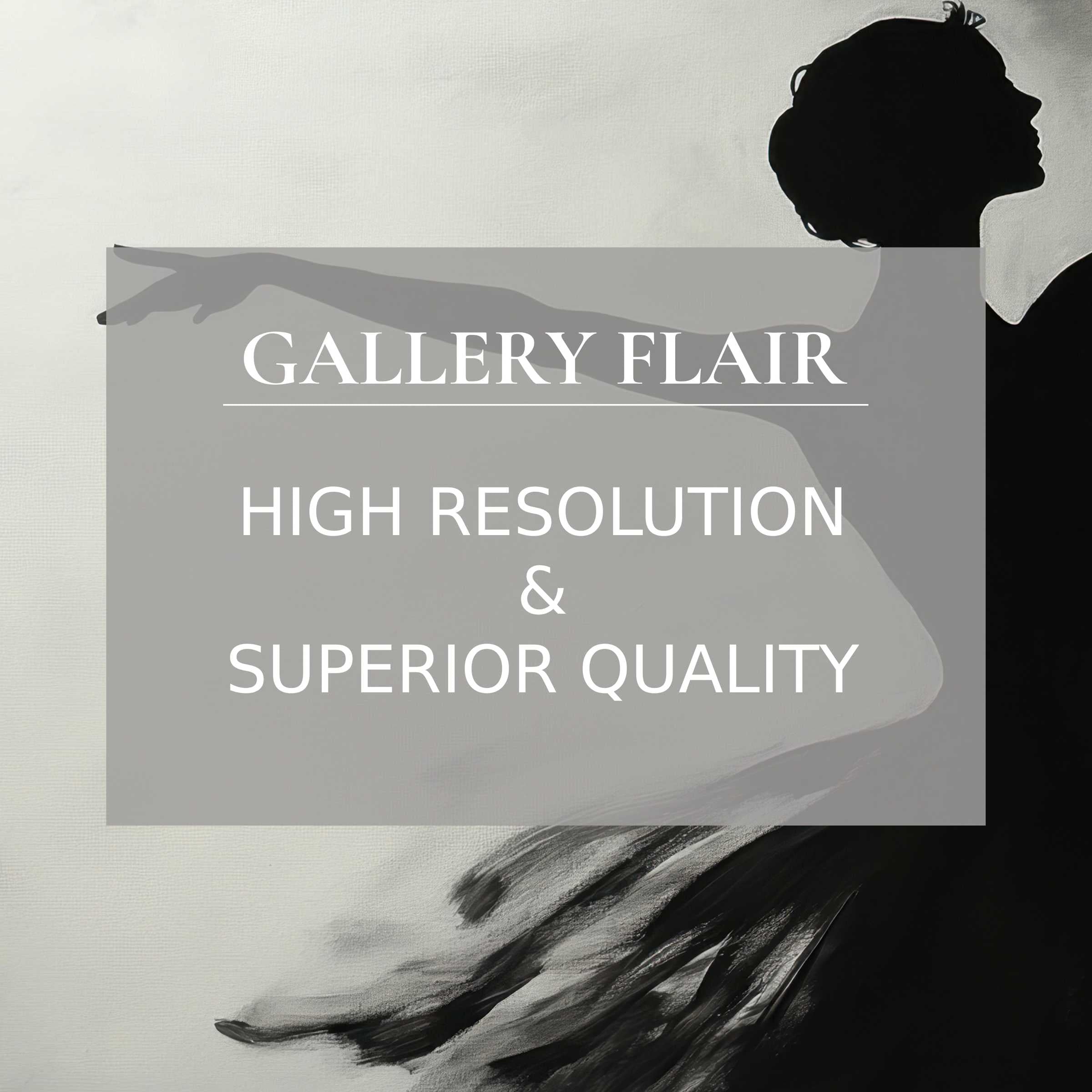 Elegant silhouette in monochrome dance, offering inspiration for your home office with Wallpaper for Mac and PC digital download