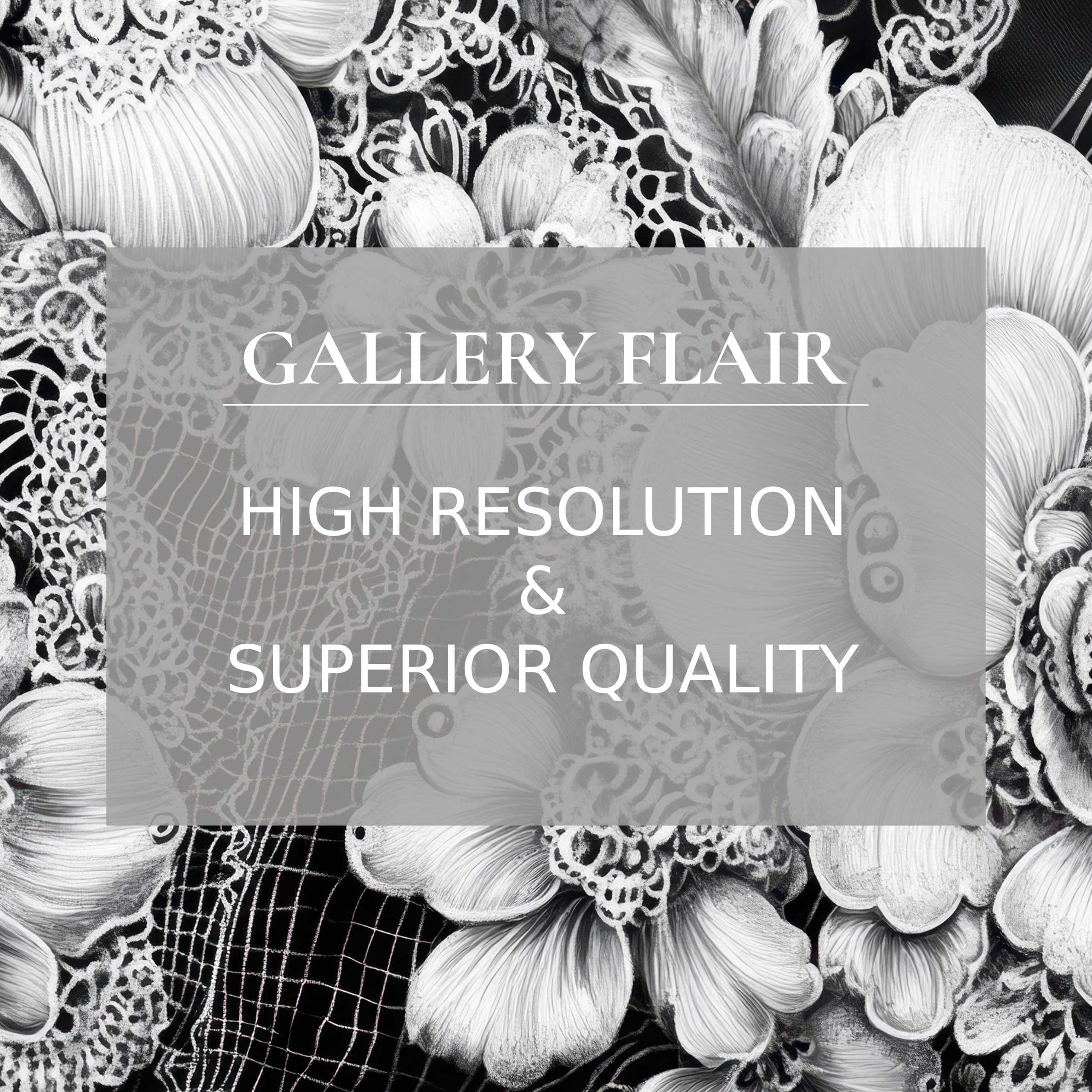 Elegant black and white floral wallpaper for Mac and PC, curated for mindful inspiration, high-resolution digital download for workspace