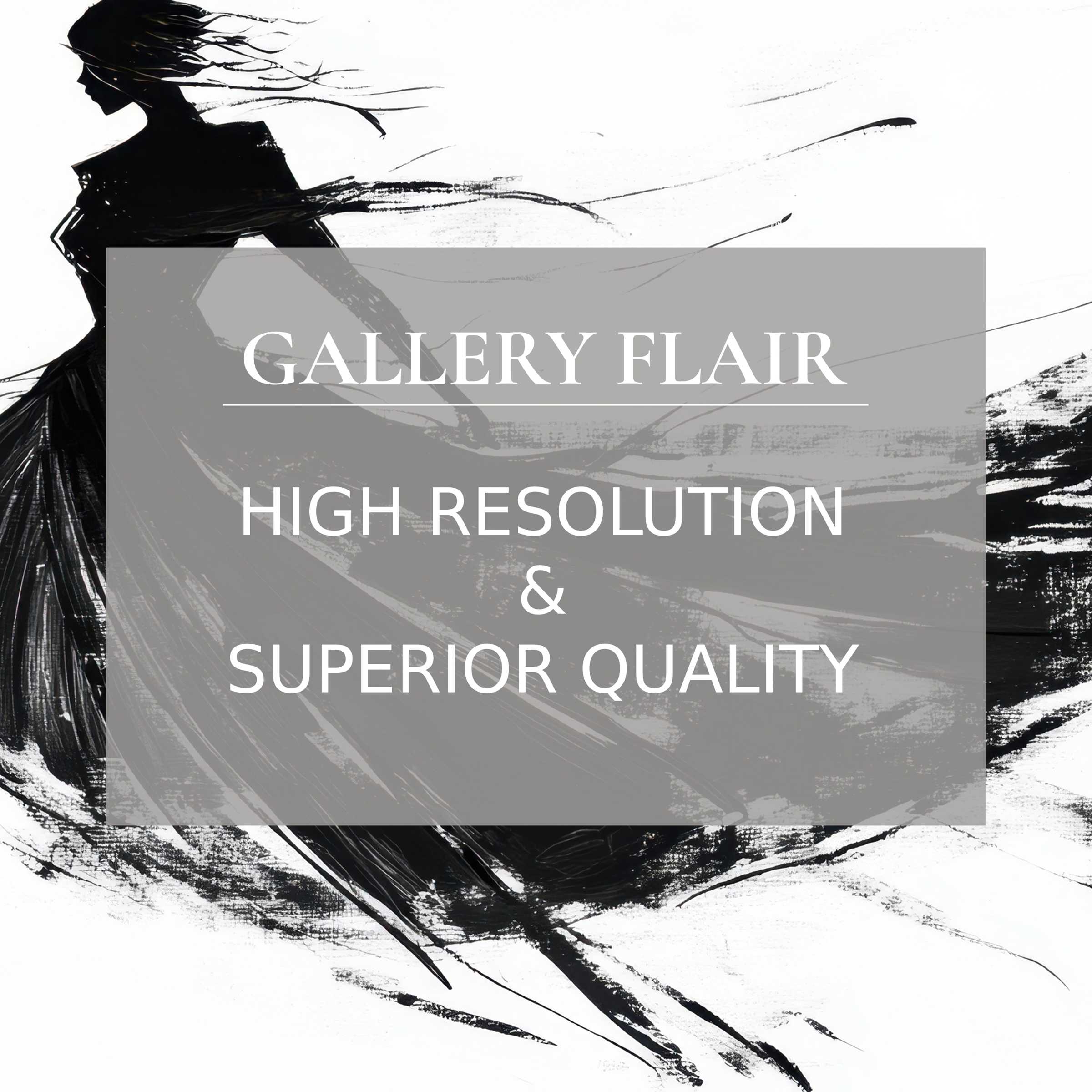 Elegant black and white abstract silhouette brings calm elegance to any iPad wallpaper high-resolution digital download curated for tablets