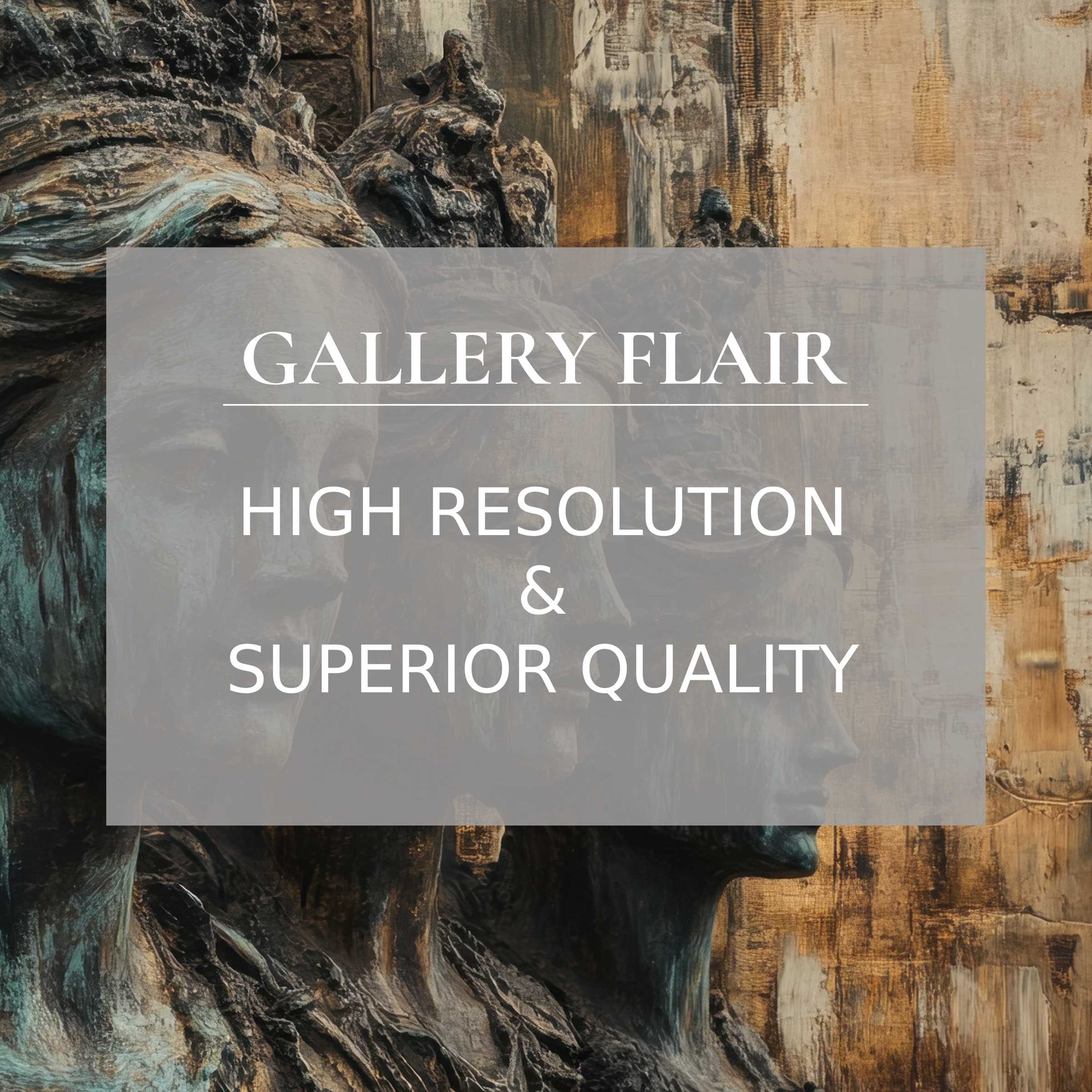 Elegant high-resolution iPad wallpaper featuring serene, textured bronze sculptures ideal for tablets, easy digital download for curated style