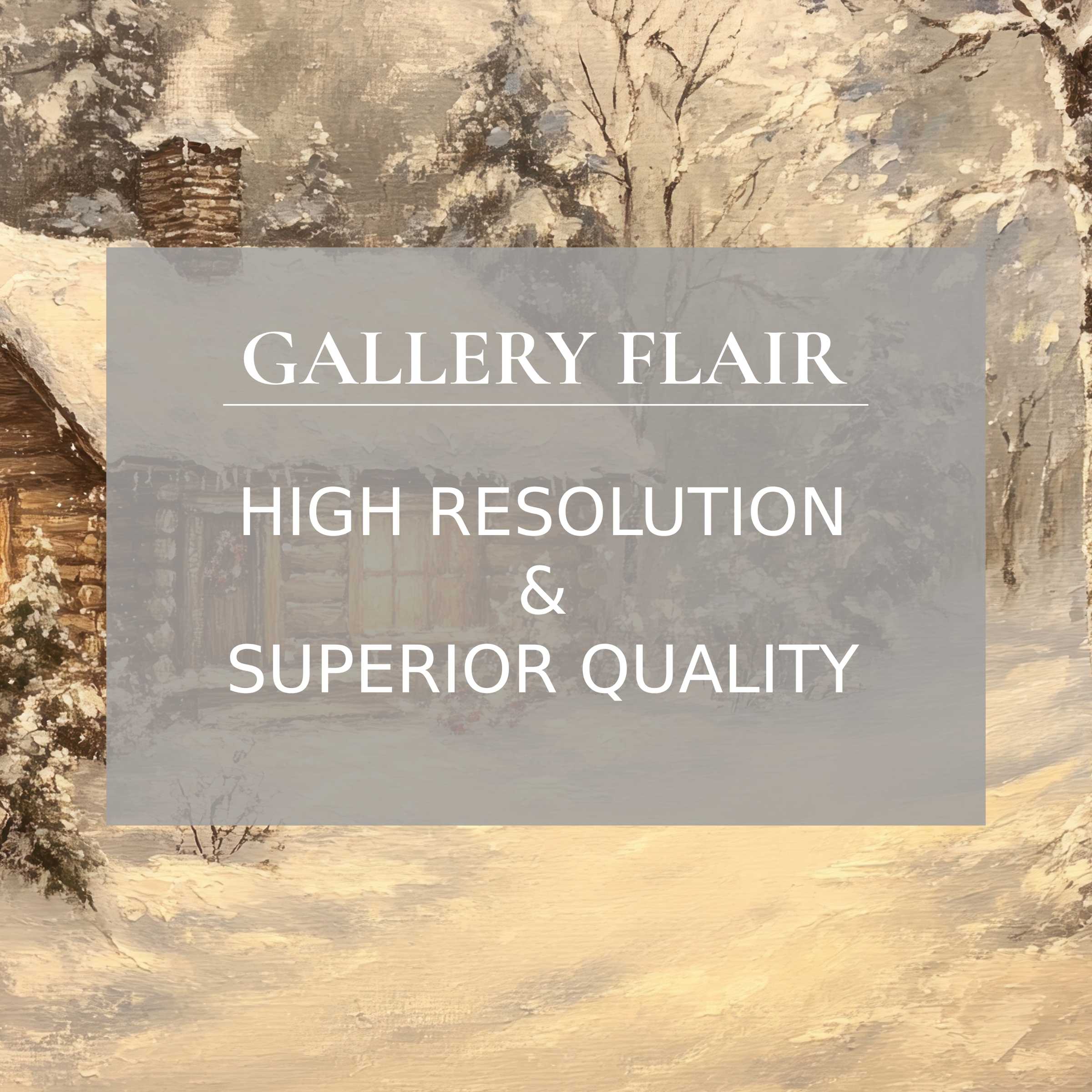 Elegant winter scene wallpaper for Mac and PC, perfect digital download for a curated, calming home office or workspace ambiance