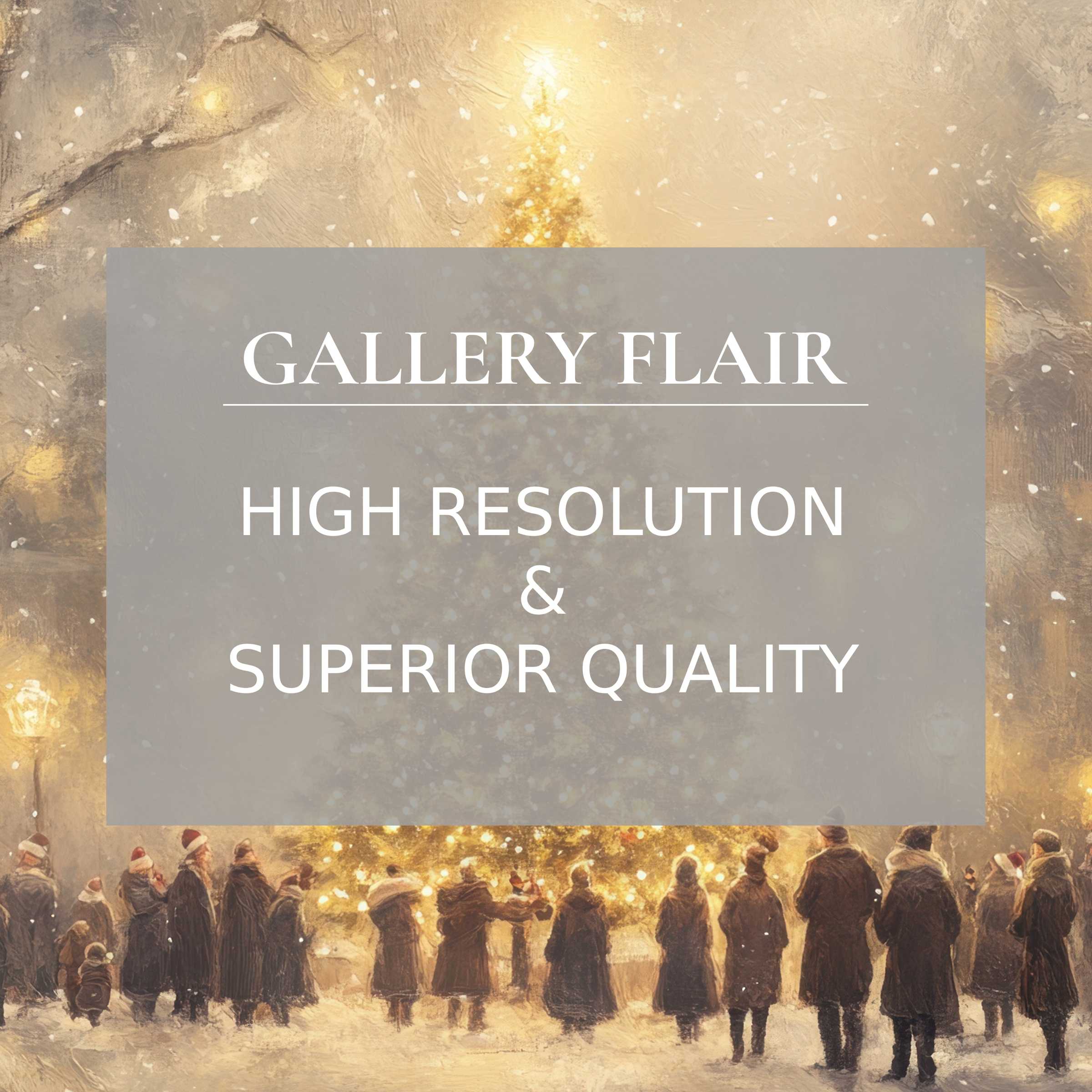 Elegant winter scene wallpaper for Mac and PC, high-resolution digital download for an inspiring and calming home office or workspace