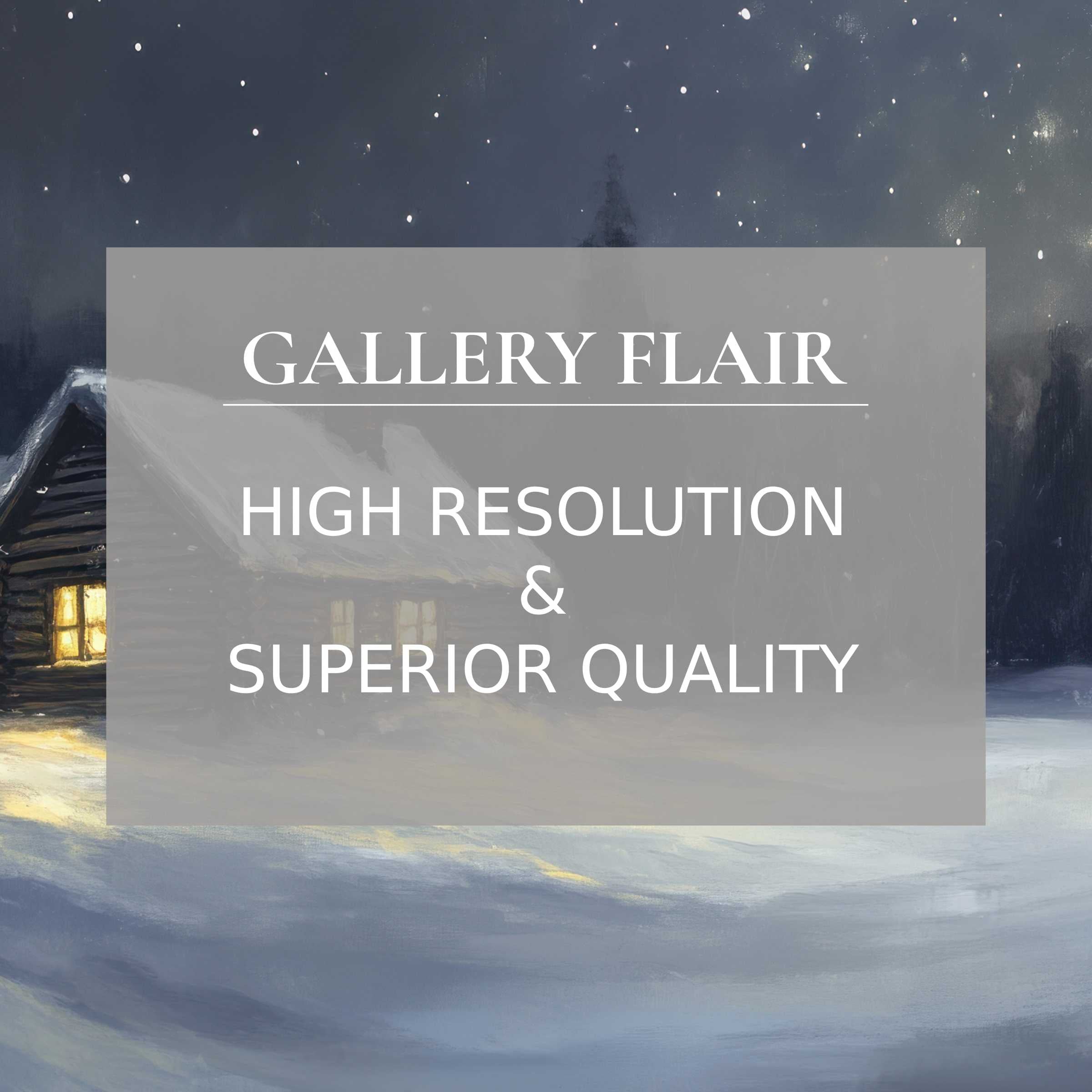 Snowy winter scene wallpaper for Mac and PC offers high-resolution digital download evoking calm and elegance for your workspace