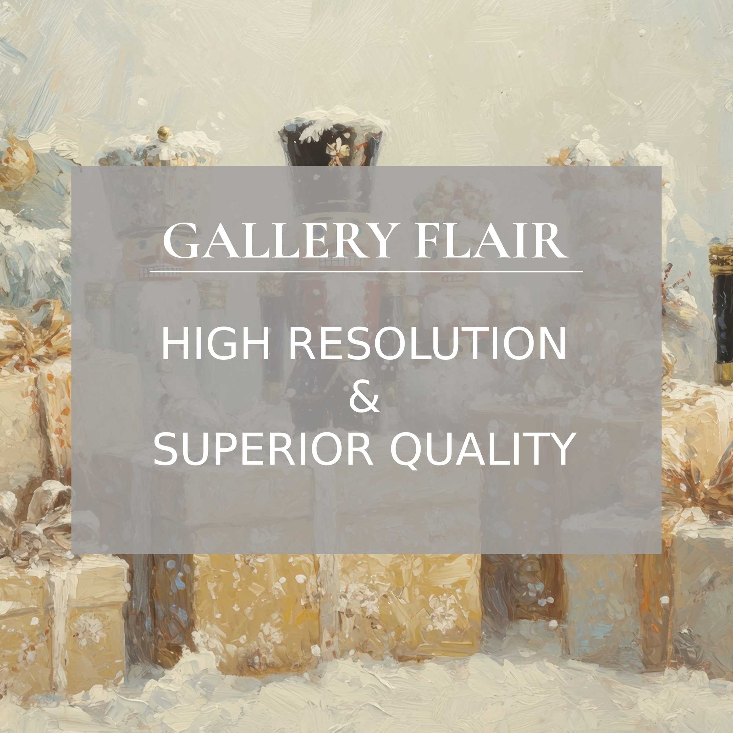 Elegant iPad wallpaper with a serene holiday painting in warm beige tones offering high-resolution digital download for tablets