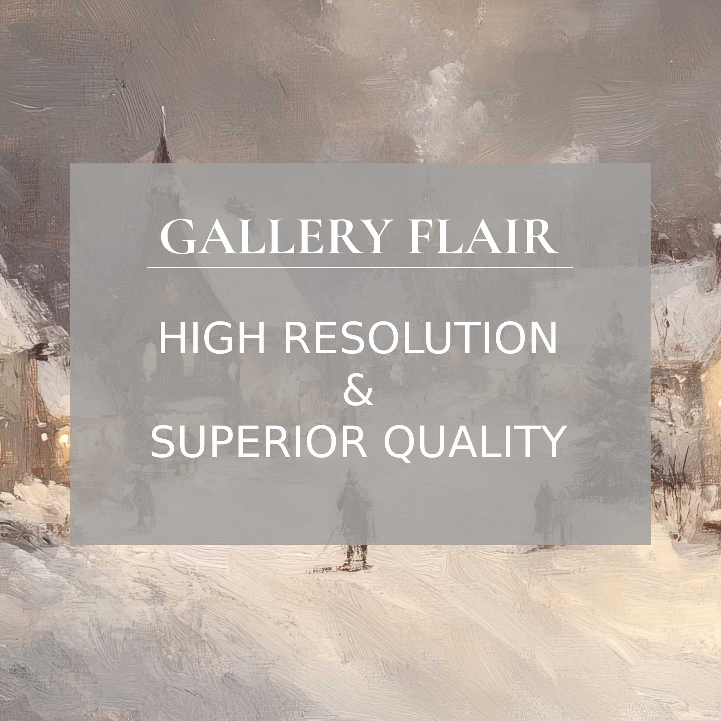Elegant winter iPad wallpaper digital download in high-resolution captures serene snowy village; ideal curated tablet background