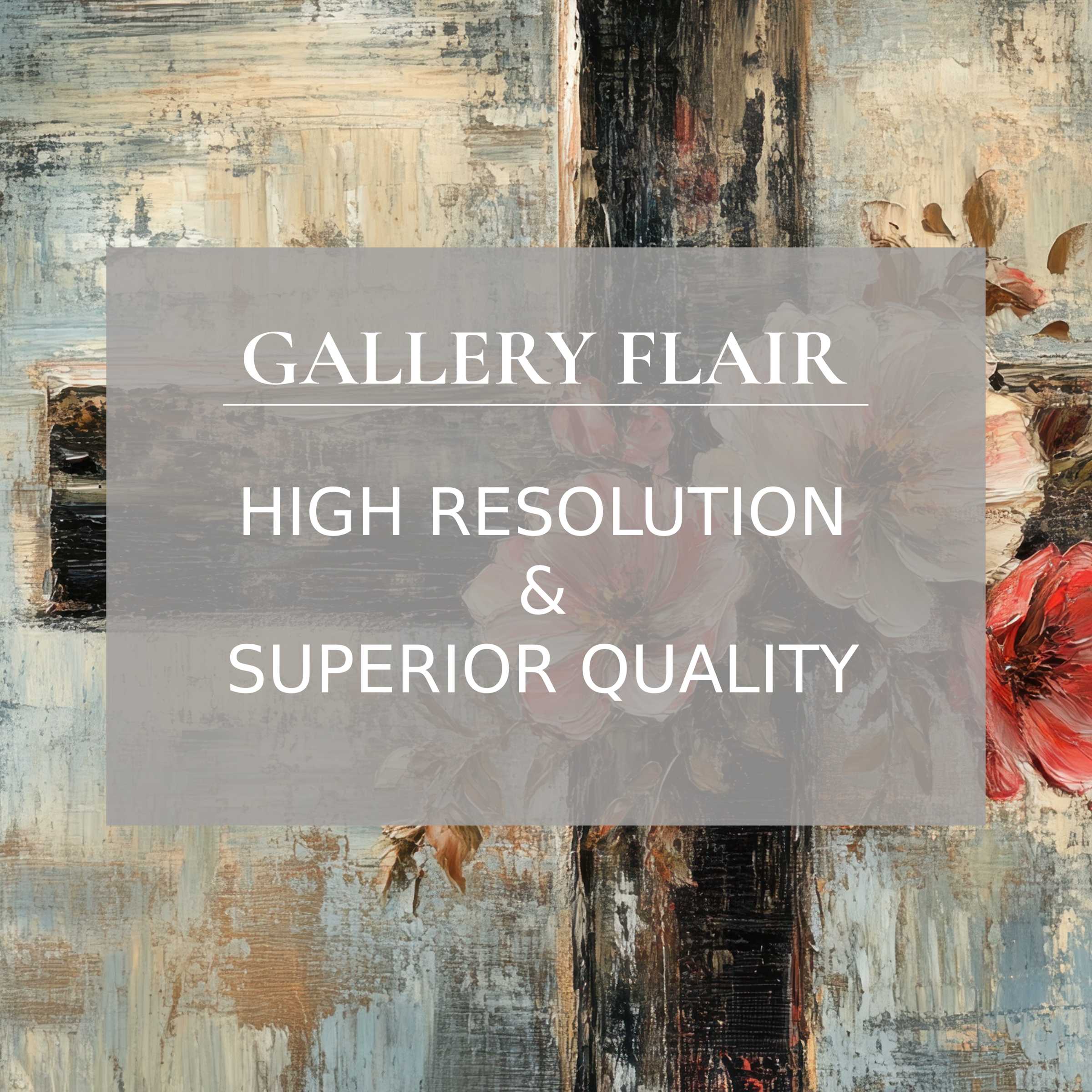 Elegant iPad wallpaper with textured abstract art and floral accents ideal as a curated high-resolution tablet background digital download