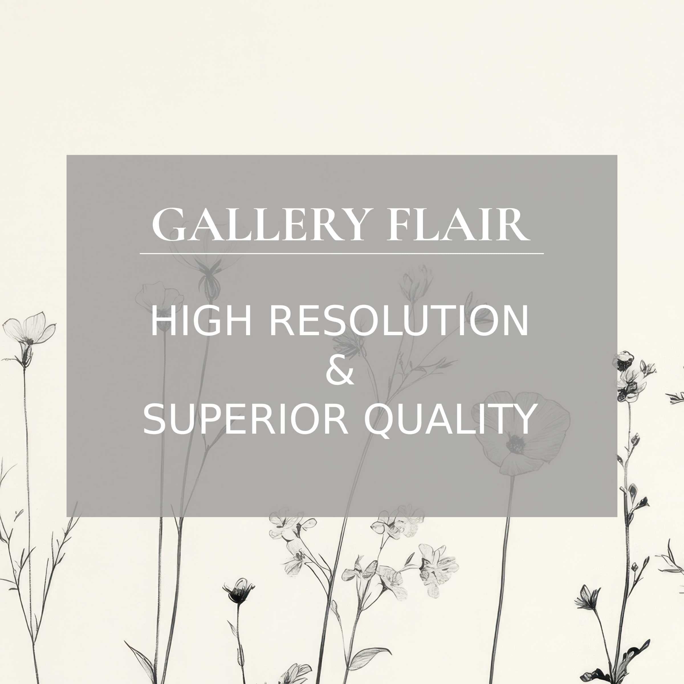 Elegant black and white floral wallpaper for Mac and PC brings calm to any workspace with easy high-resolution digital download