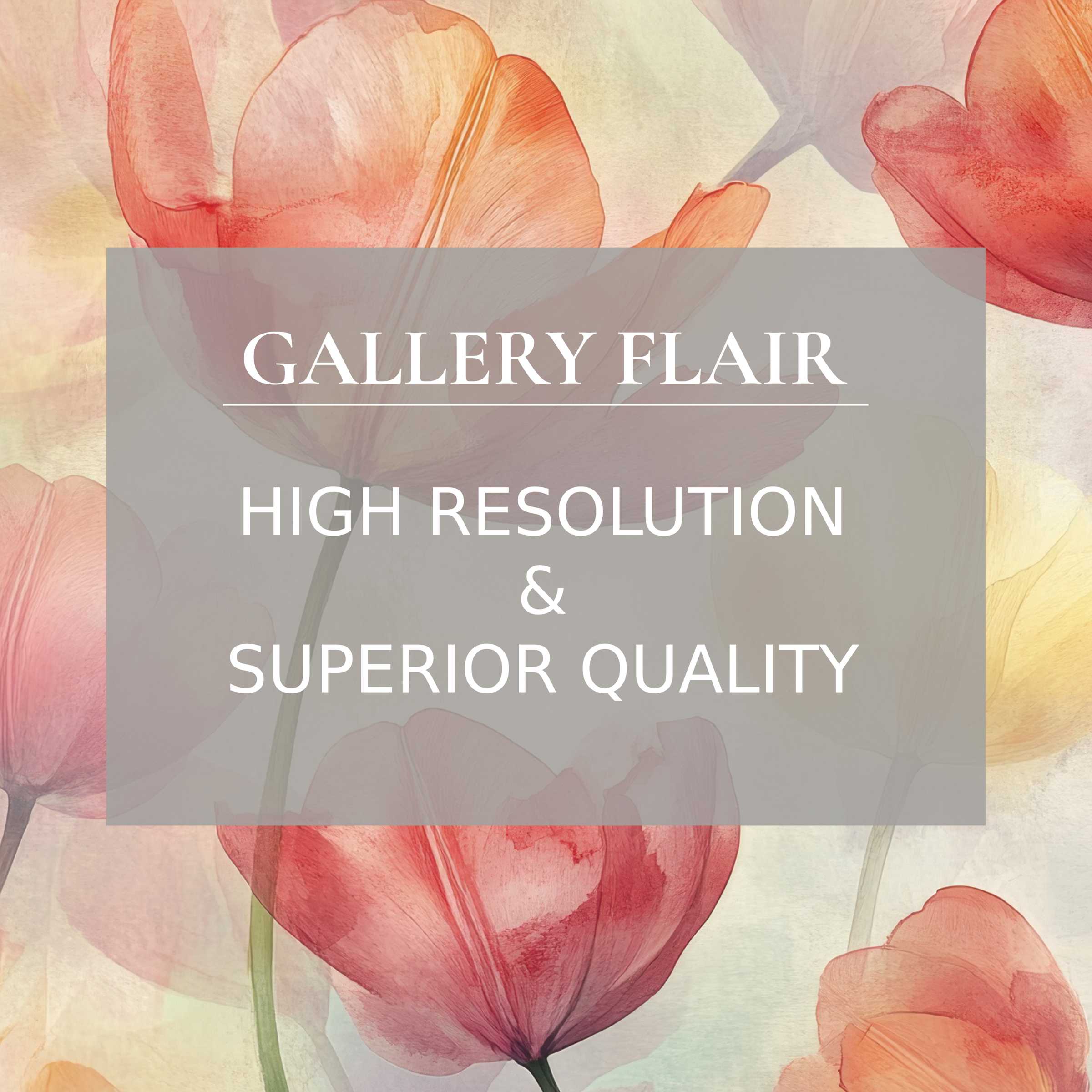 Curated iPad wallpaper featuring elegant watercolor tulips in high-resolution, perfect for a calming digital download tablet background