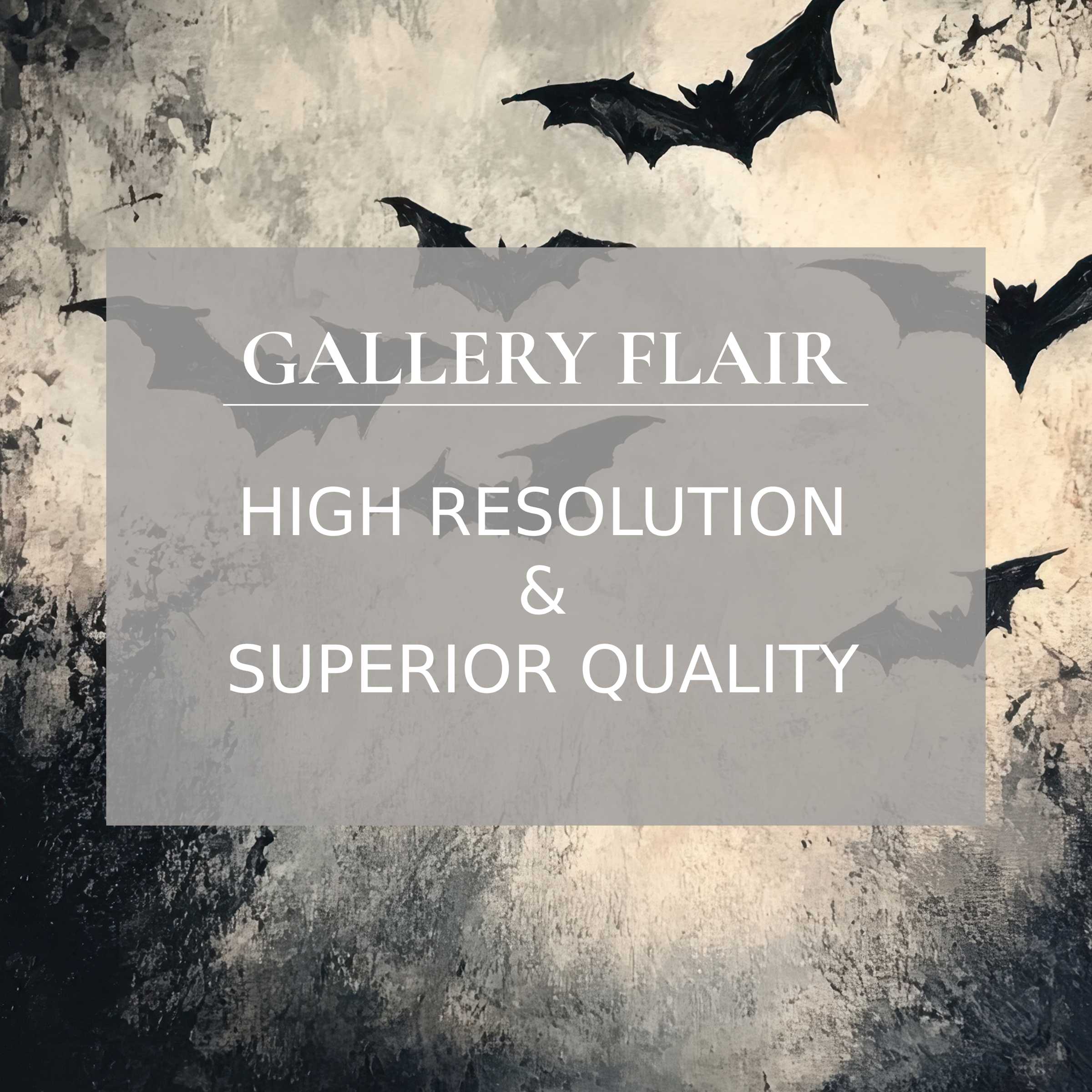 Elegant bat-themed wallpaper for Mac and PC inspires calm and elegance with high-resolution digital download for any workspace