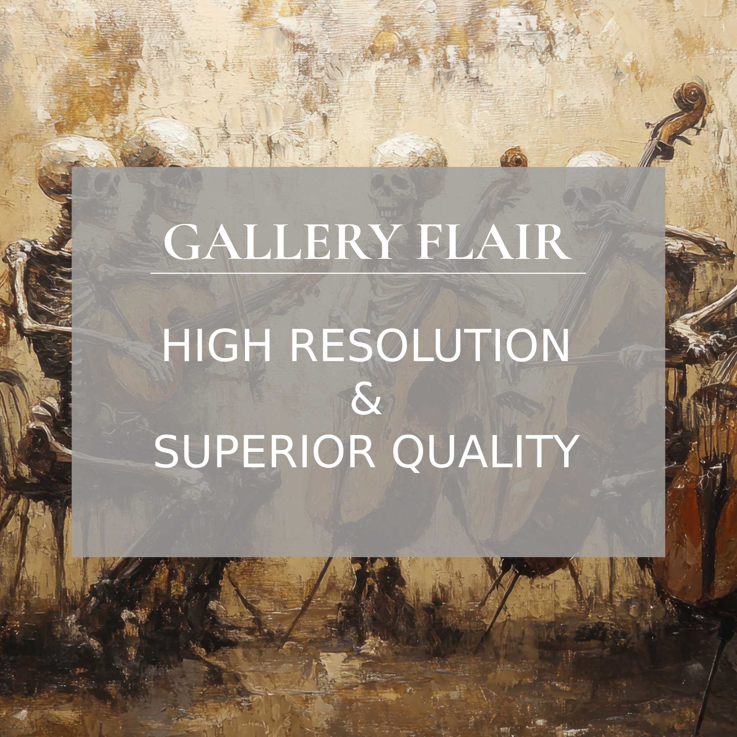 High-resolution wallpaper for Mac and PC featuring abstract skeleton musicians, ideal for a calm, mindful workspace digital download