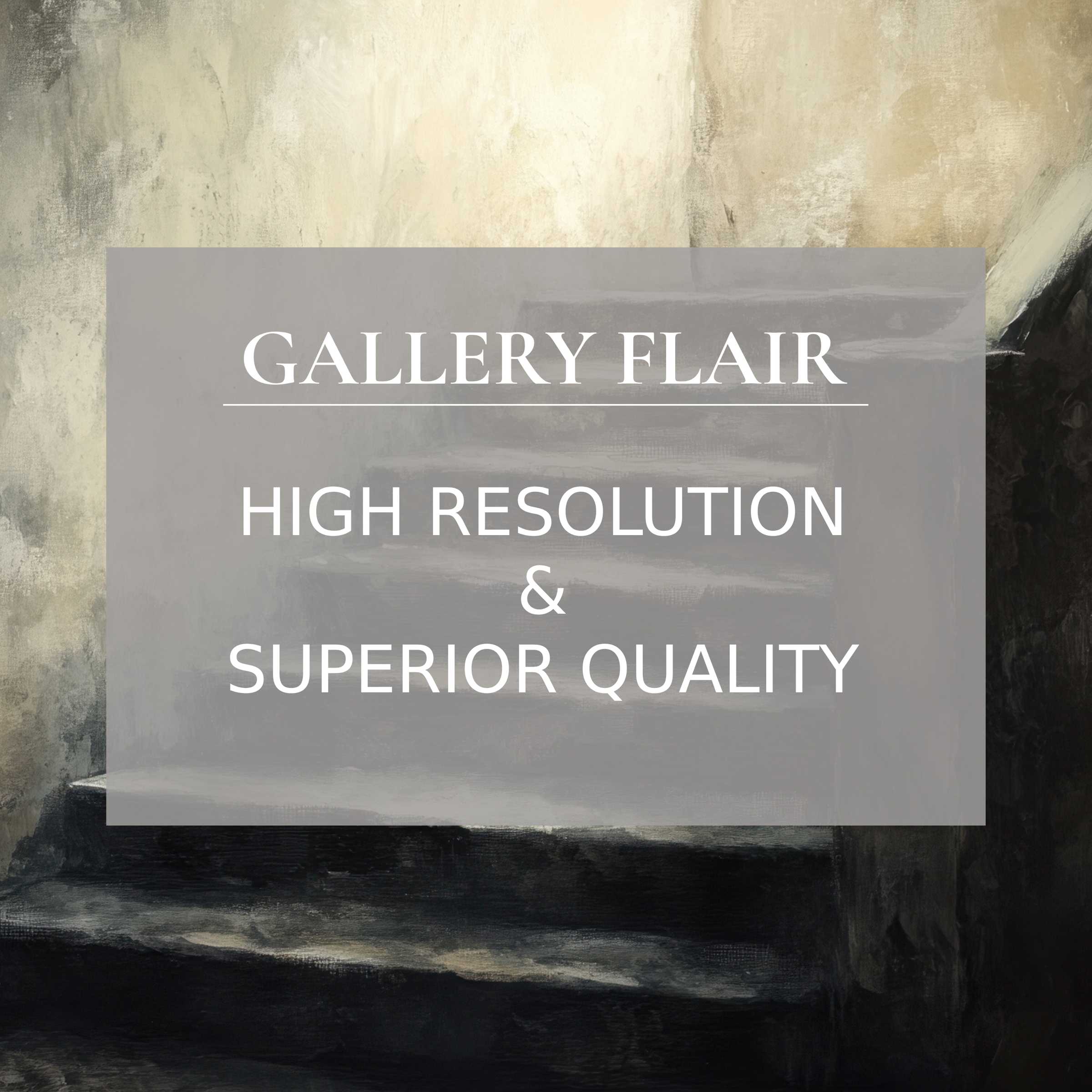 Elegant iPad wallpaper featuring high-resolution abstract staircase painting in muted tones; perfect digital download for tablet backgrounds