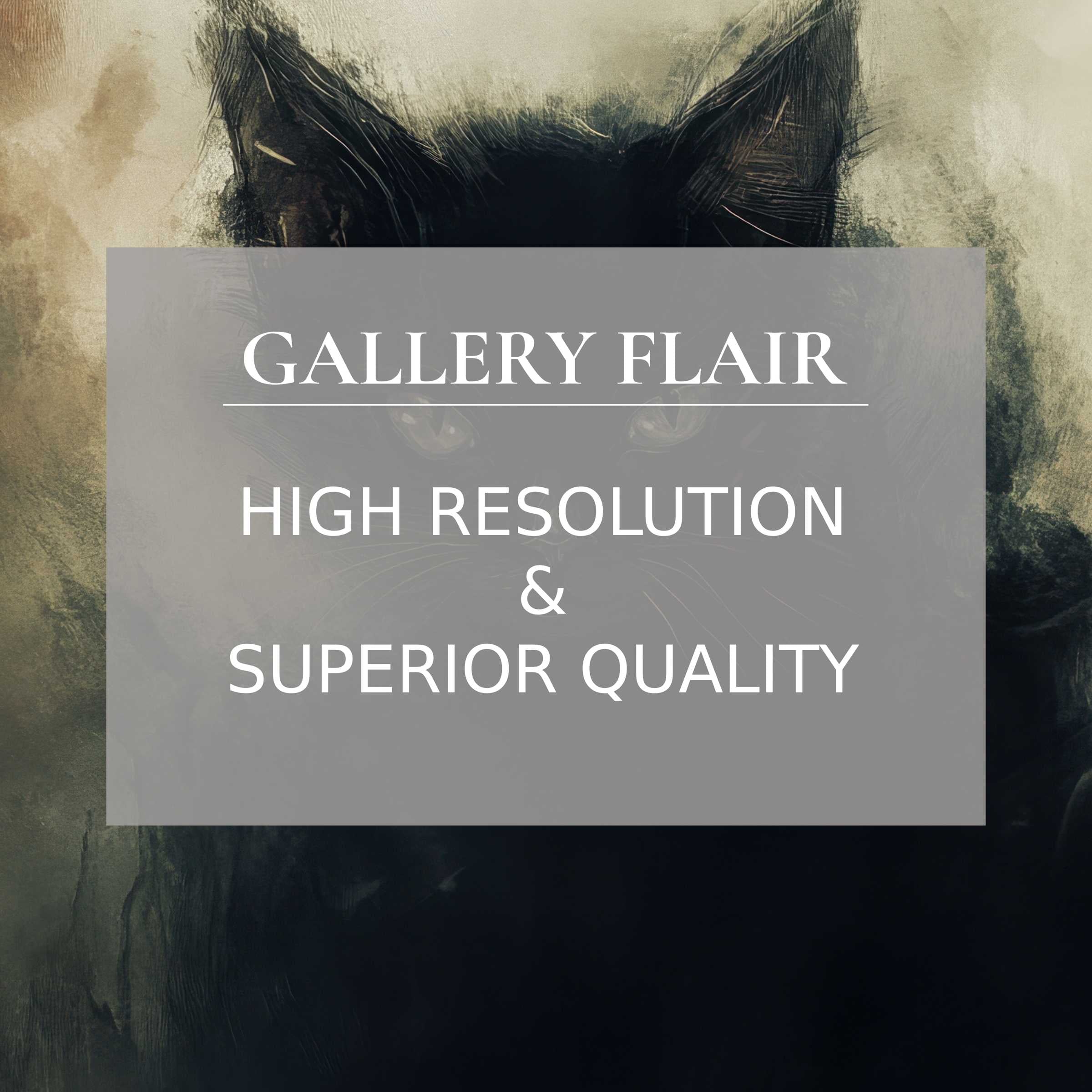 Dark abstract iPad wallpaper with mysterious cat in high-resolution art, enriching your tablet background with easy digital download