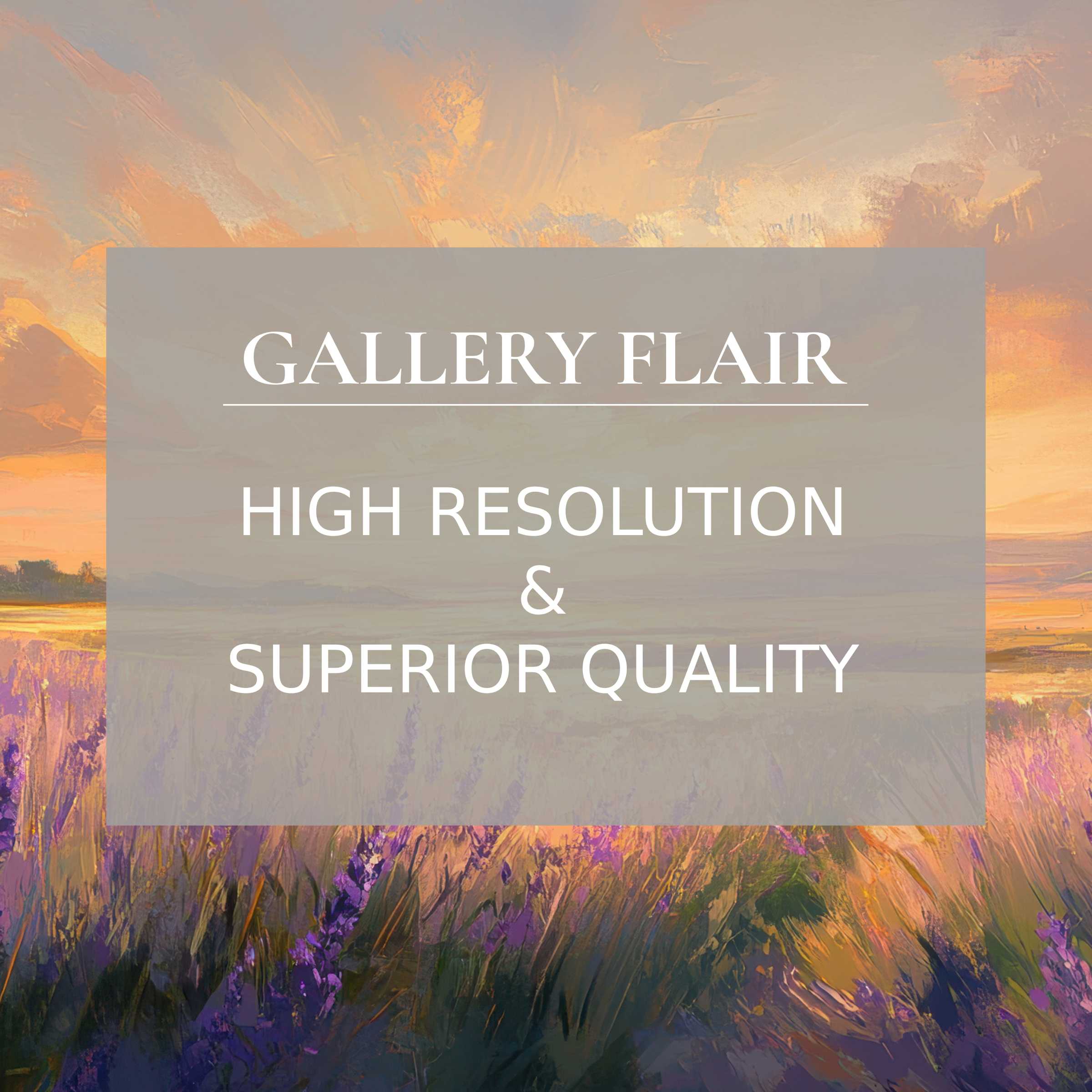 Serene lavender fields under a sunset sky, perfect wallpaper for Mac and PC, offering elegant, high-resolution digital download for serene workspaces