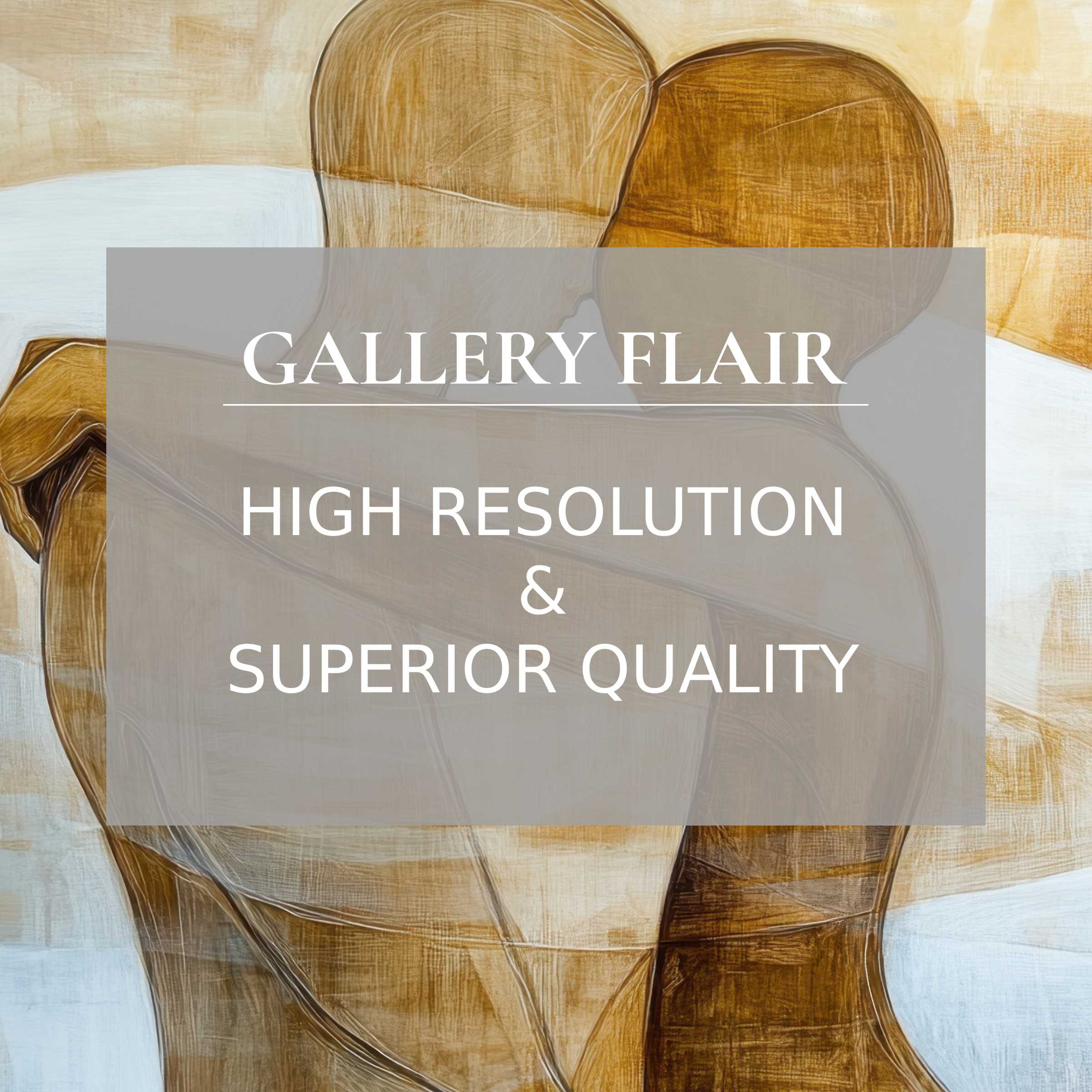 Elegant iPad wallpaper featuring an abstract embrace in warm tones offers a calming digital download for a curated tablet background