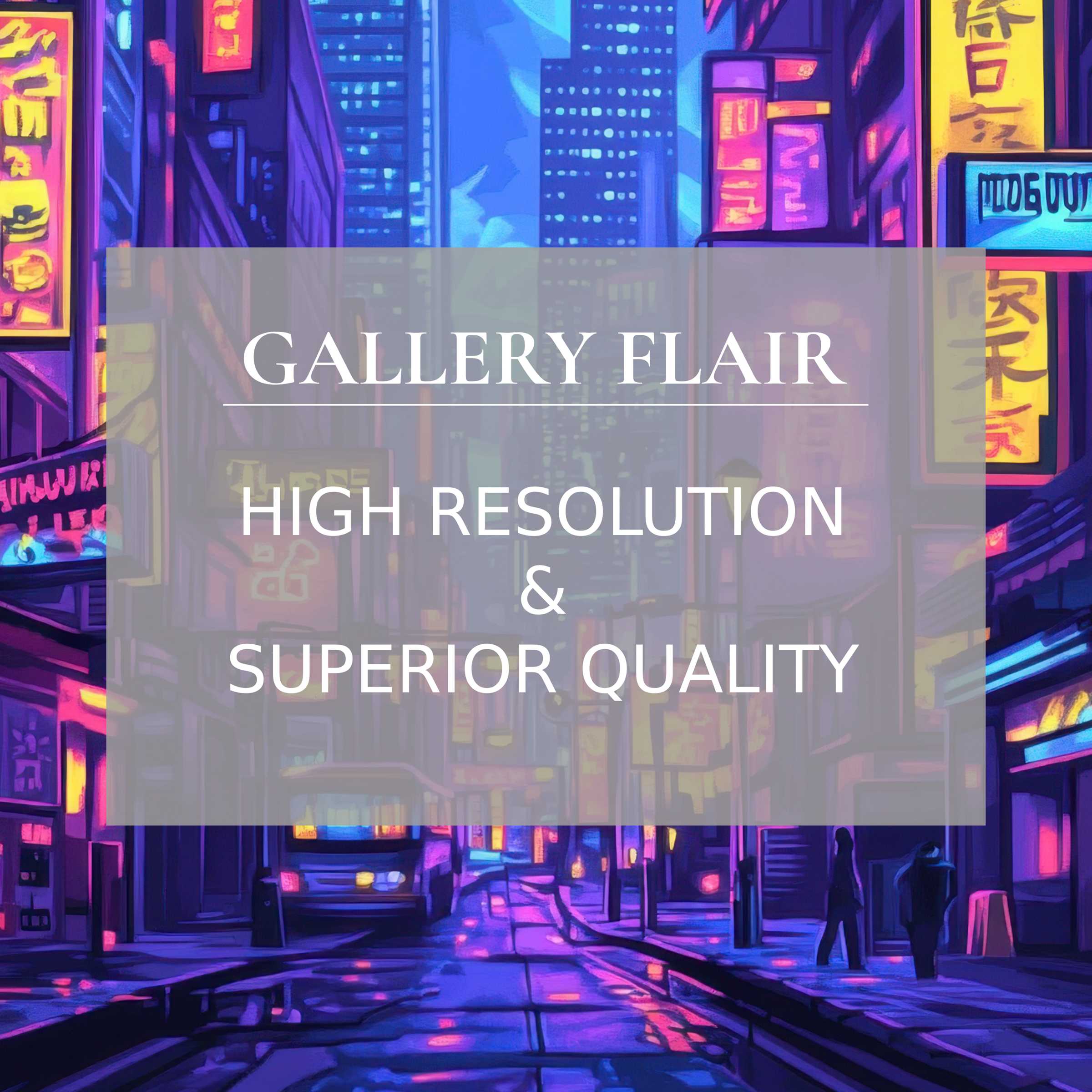 Vibrant cityscape iPad wallpaper featuring neon-lit streets in purple and blue tones, offering a high-resolution digital download for serene tablet backgrounds
