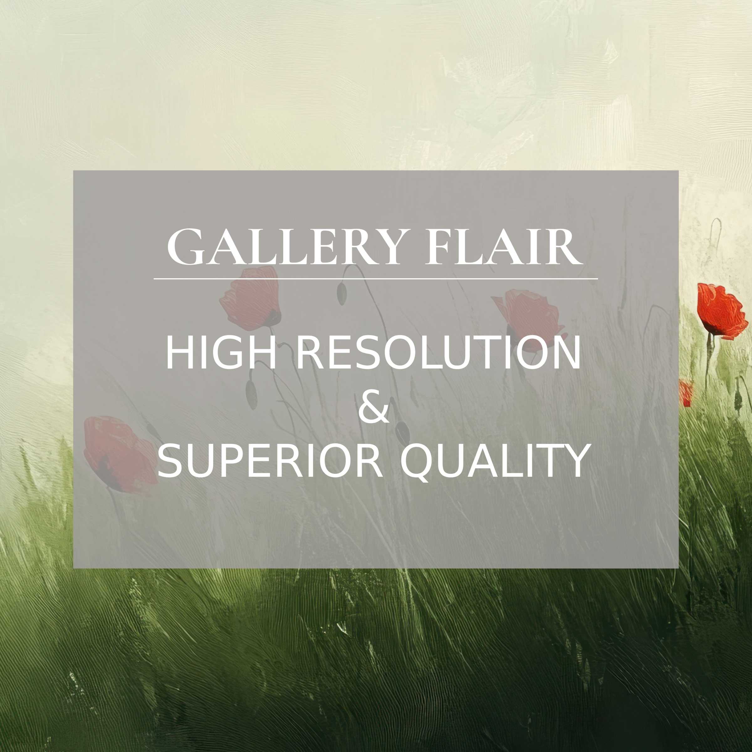 Inspiring wallpaper for Mac and PC with serene pastel tones of green and red poppies, high-resolution digital download for elegant home office tranquility