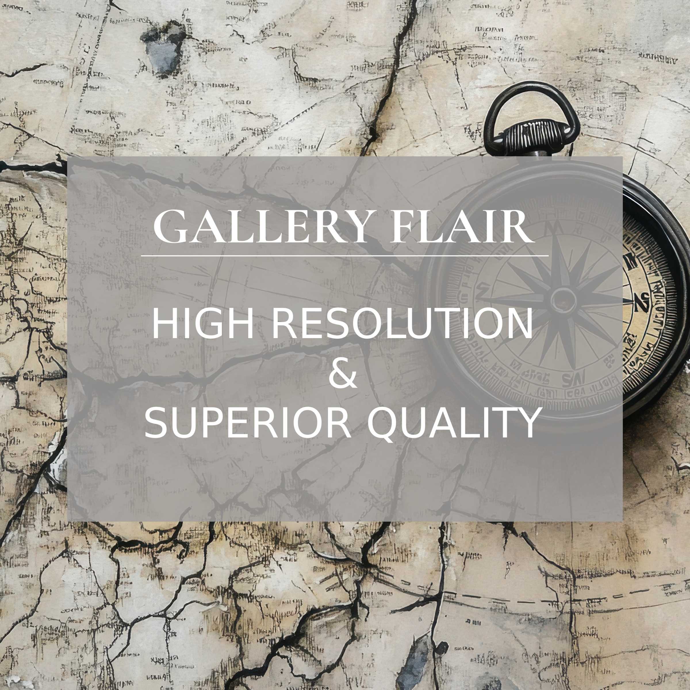 Cracked vintage map background with a compass offering high-resolution wallpaper for Mac and PC, perfect for a curated digital download