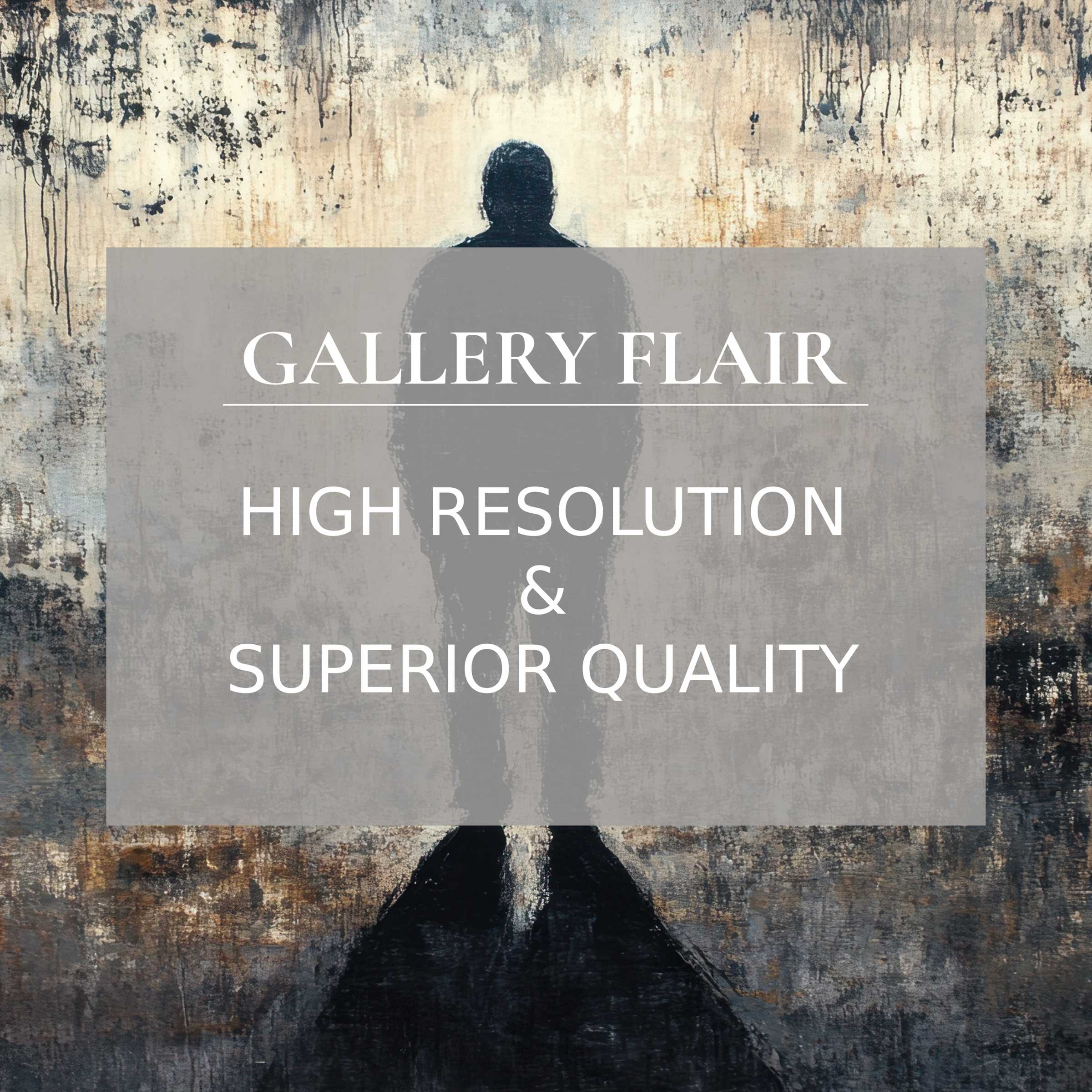 Inspire serenity with this curated wallpaper for Mac and PC digital download featuring a lone figure in abstract high-resolution art