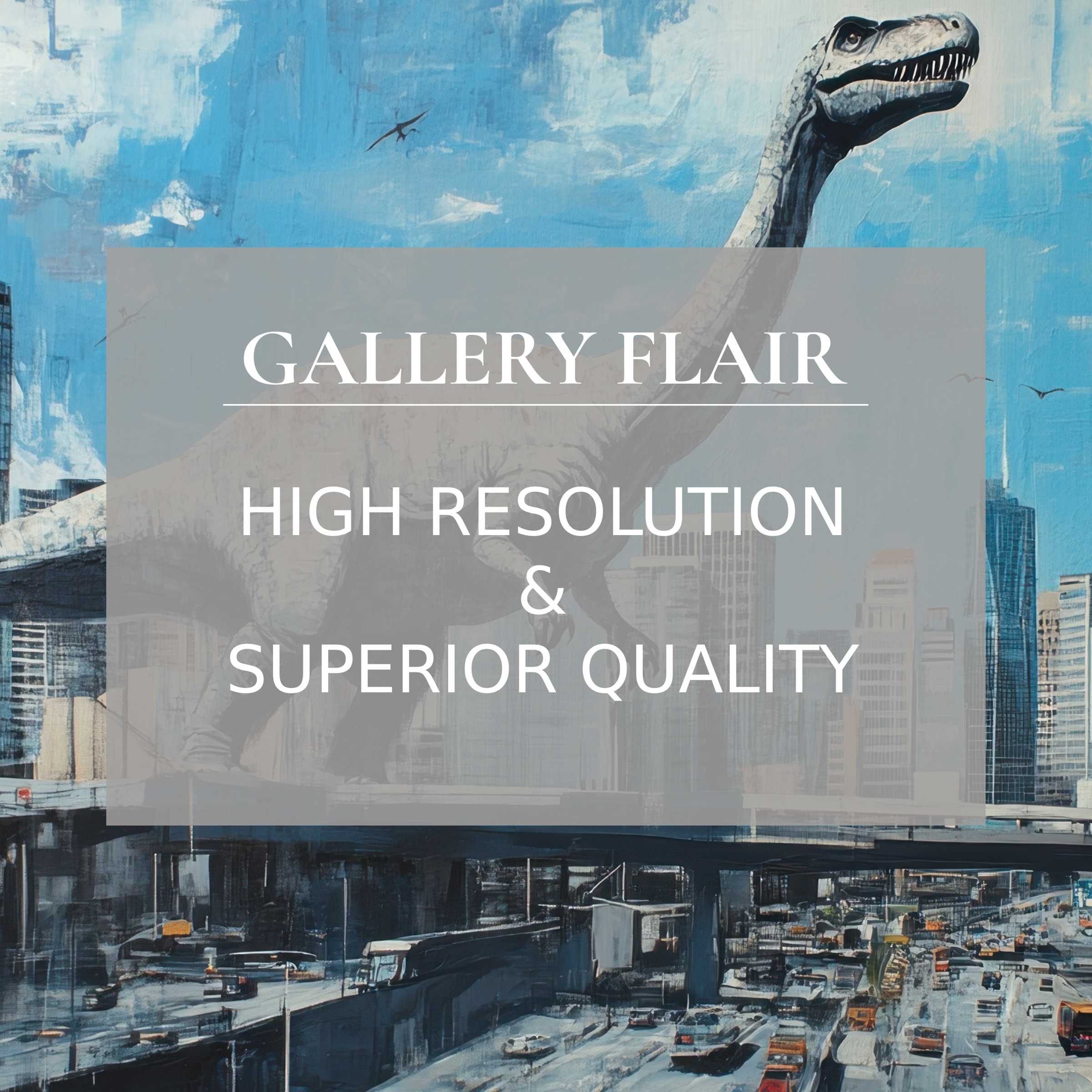 Dramatic urban art iPad wallpaper features a dinosaur amidst a cityscape high-resolution digital download for tablet background
