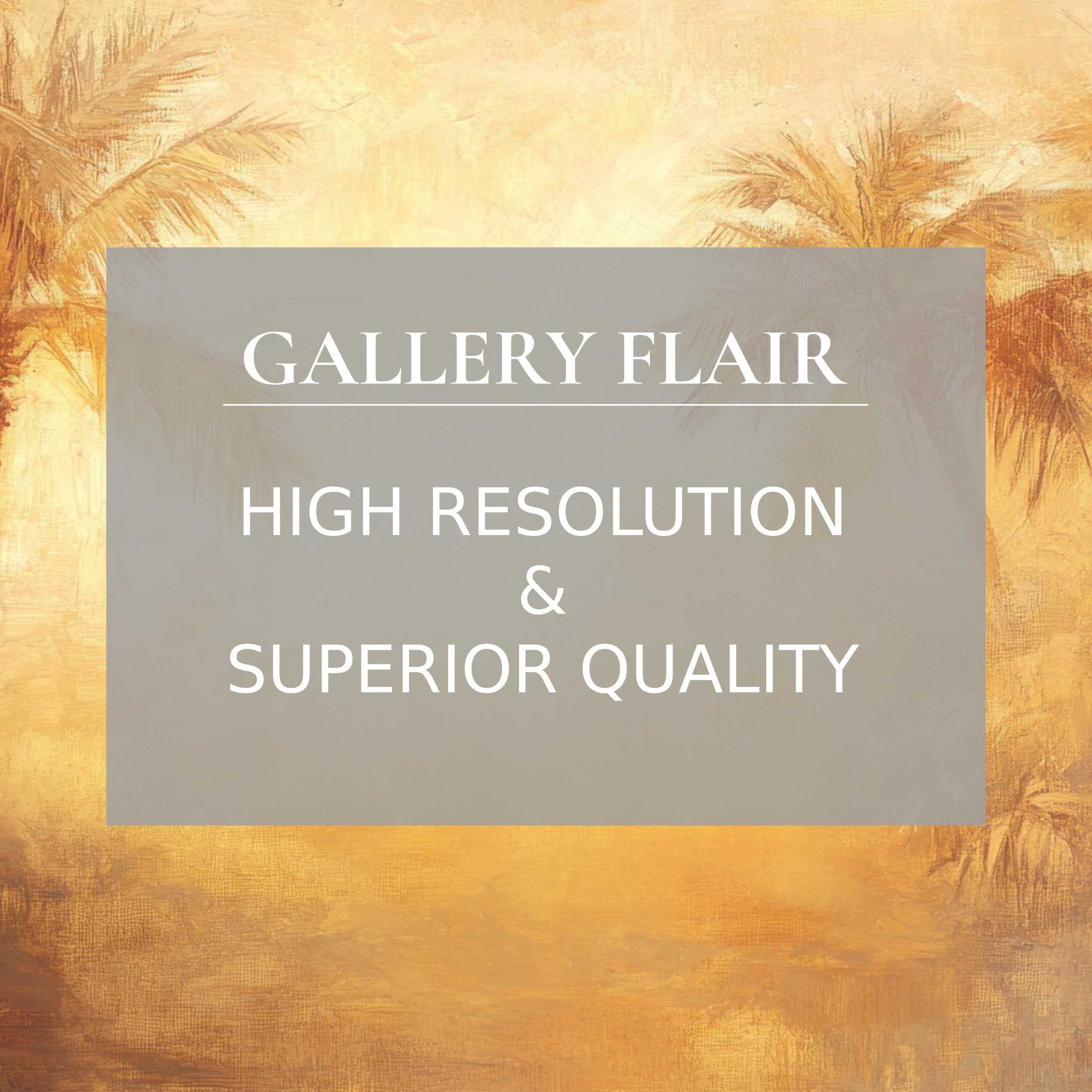 Elegant high-resolution wallpaper for Mac and PC with calming sunset hues and palm trees, easy digital download for serene workspace