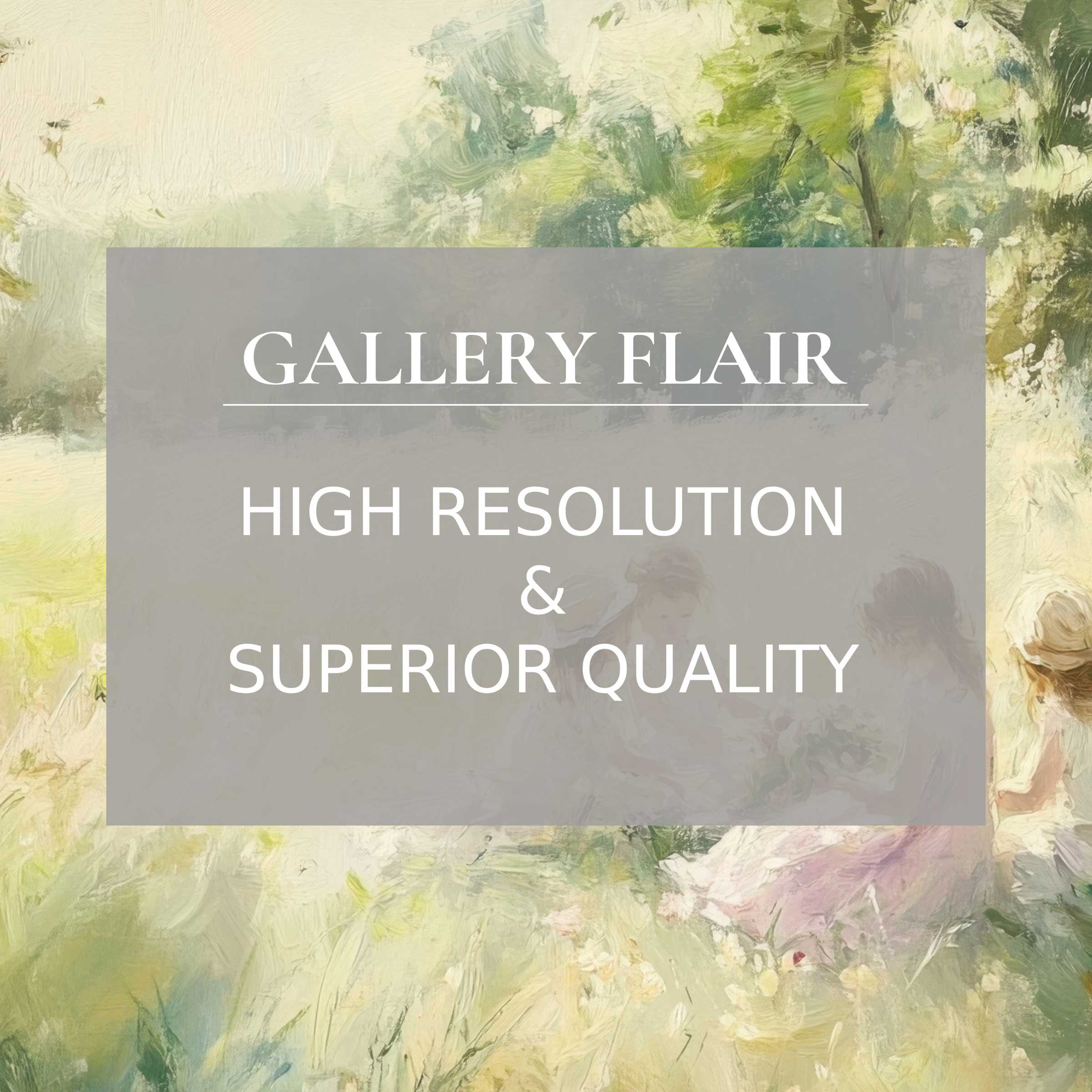 Elegant iPad wallpaper featuring lush green impressionist art in high-resolution, perfect for tablet background; easy digital download