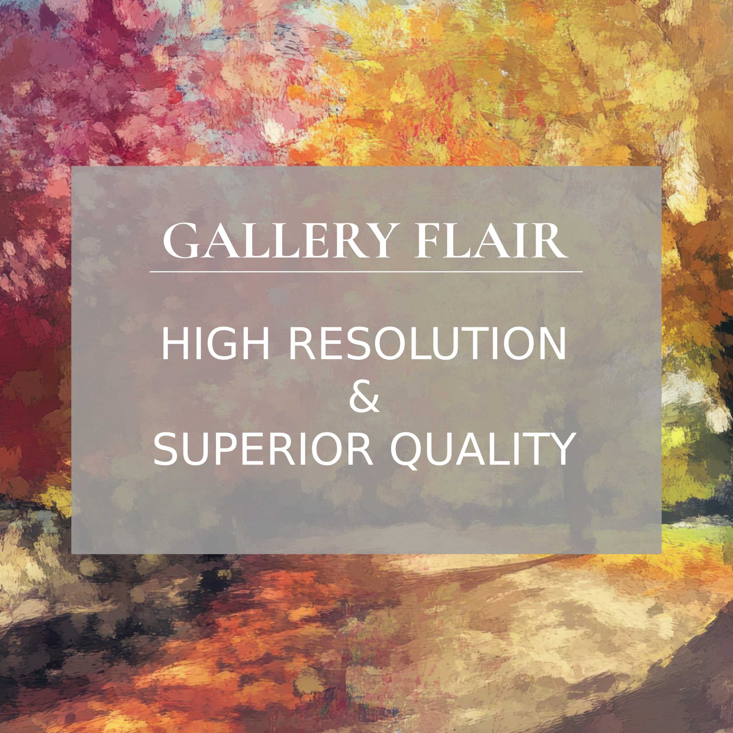 Vibrant autumn landscape brushstrokes create a calming high-resolution iPad wallpaper for digital download, perfect tablet background
