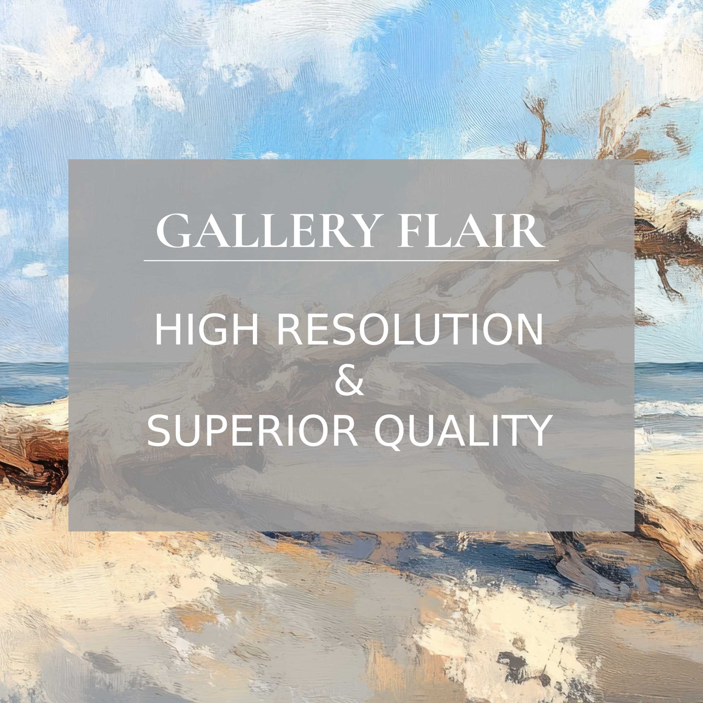 Elegant iPad wallpaper featuring serene beach landscape in high-resolution oil painting style perfect for tablet background digital download