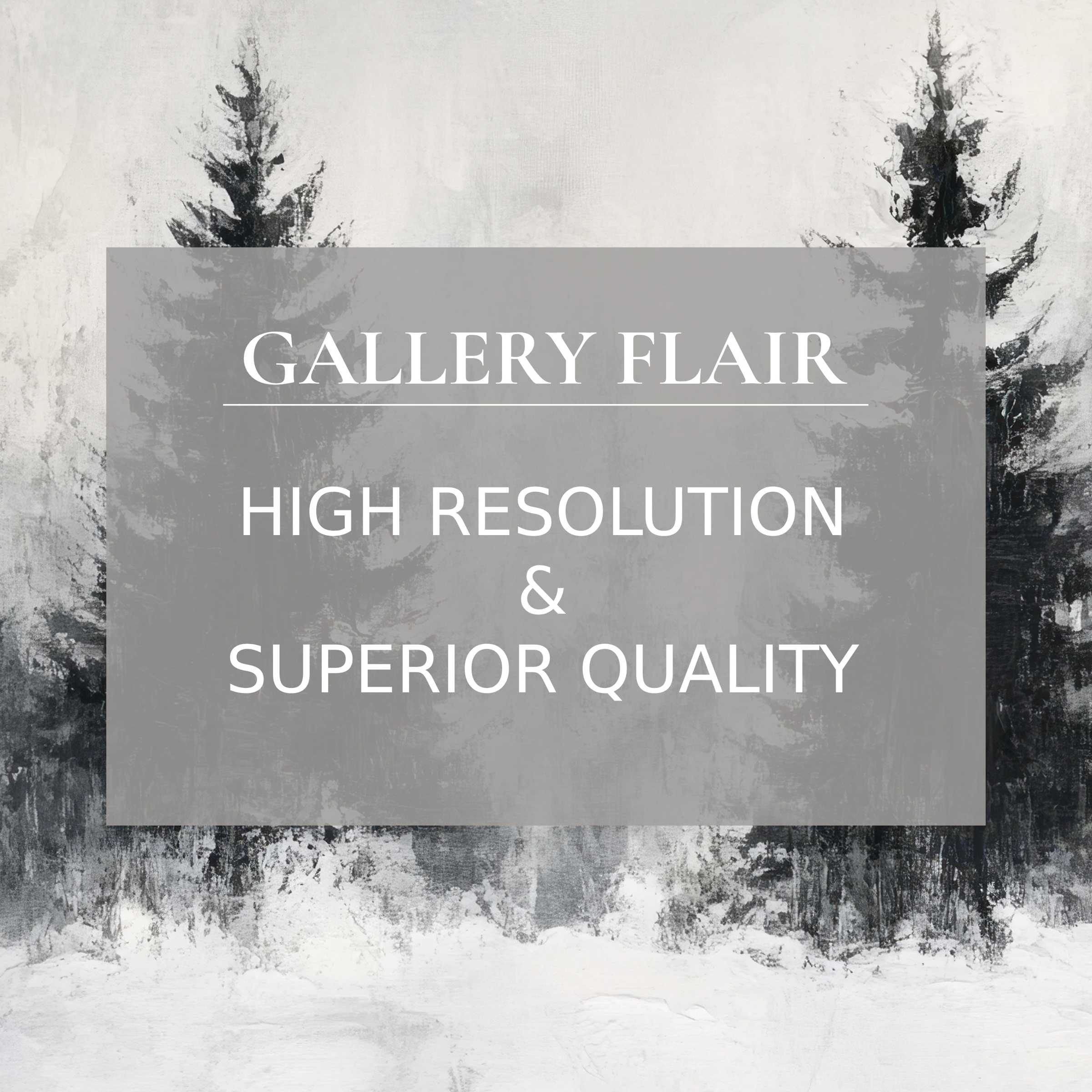 Elegant black and white forest scene iPad wallpaper for a serene tablet background with easy digital download in high-resolution