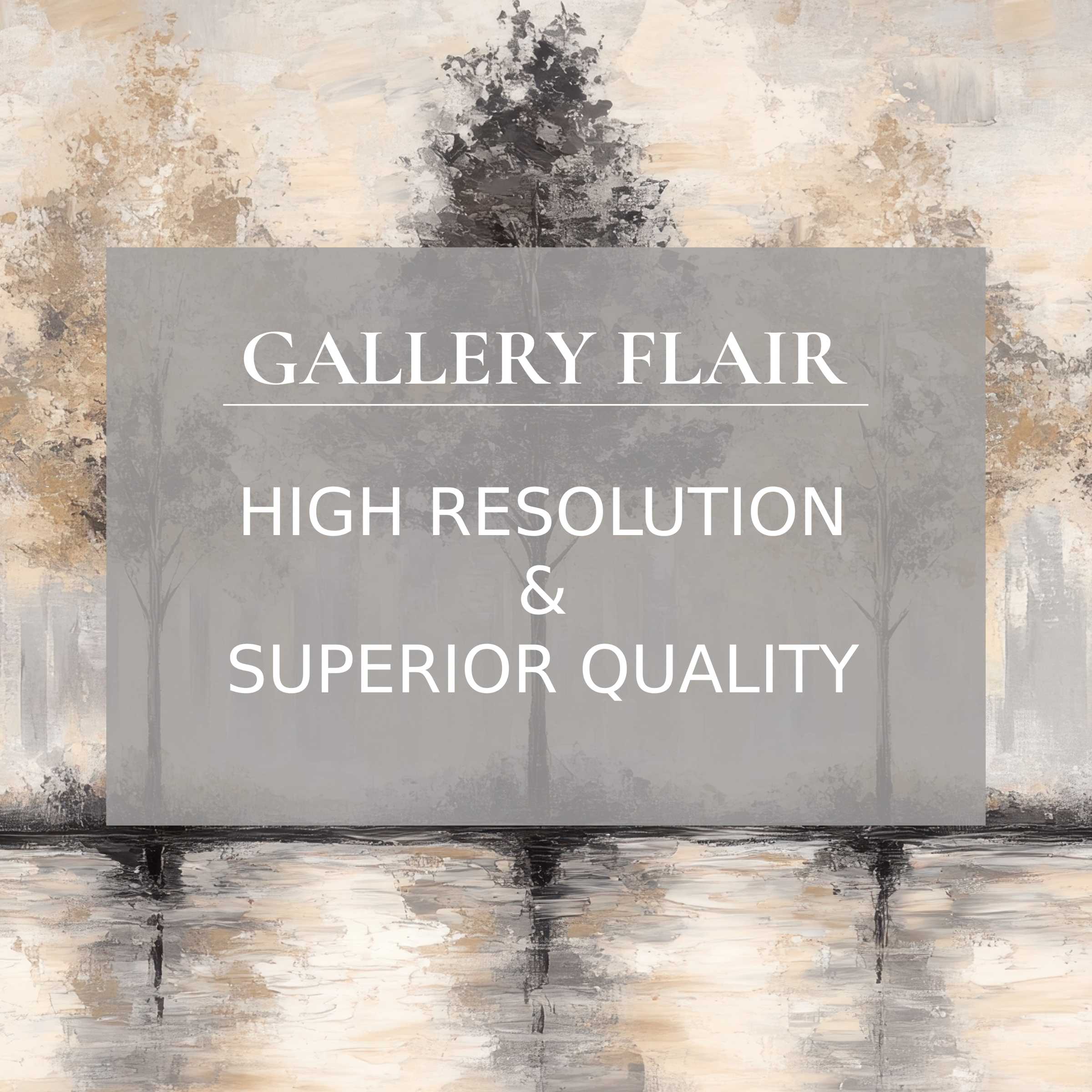 Elegant abstract forest scene in soft neutral tones, perfect iPad wallpaper for a high-resolution digital download and curated tablet background