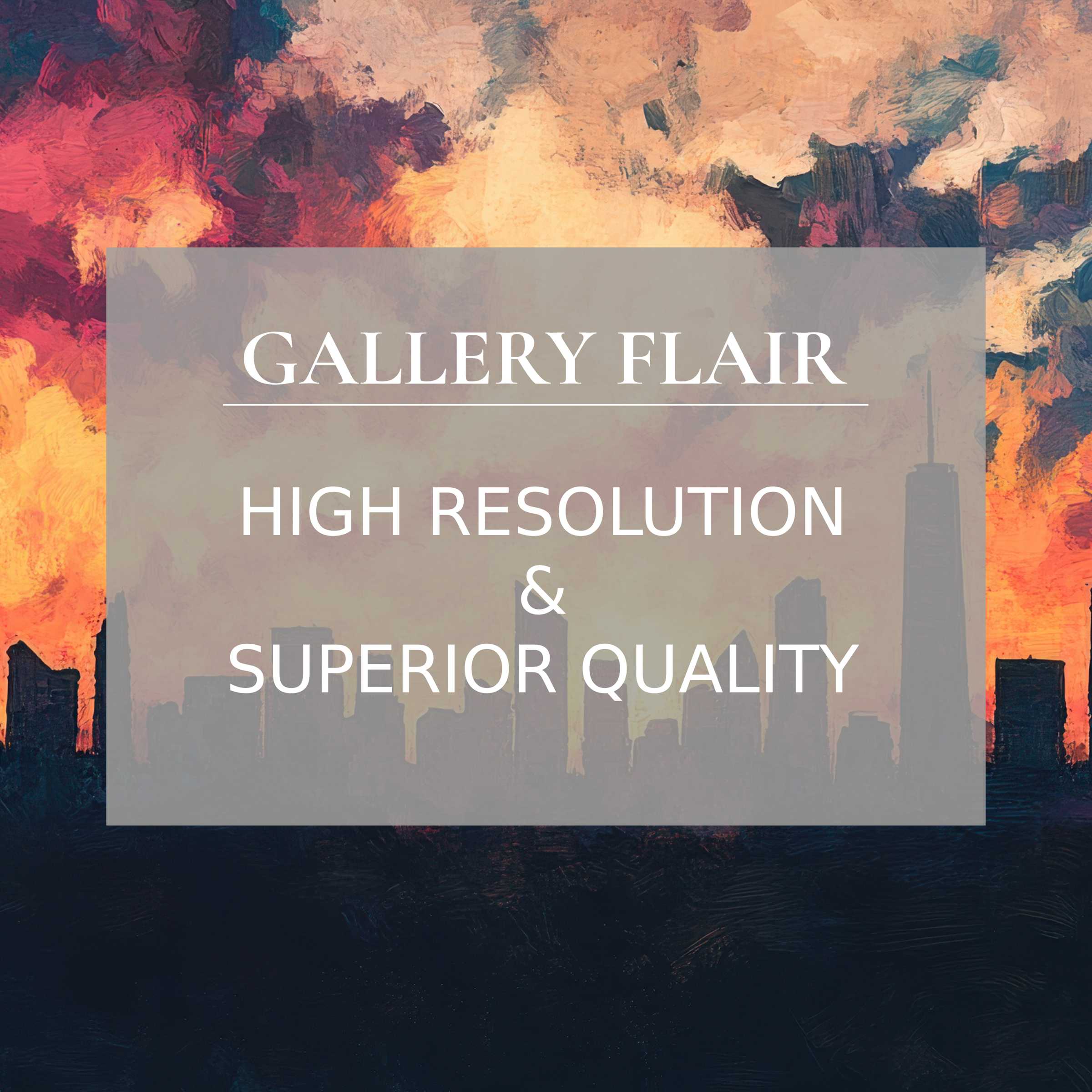 Elegant skyline painting in fiery tones, perfect wallpaper for Mac and PC Transform your home office with this curated digital download