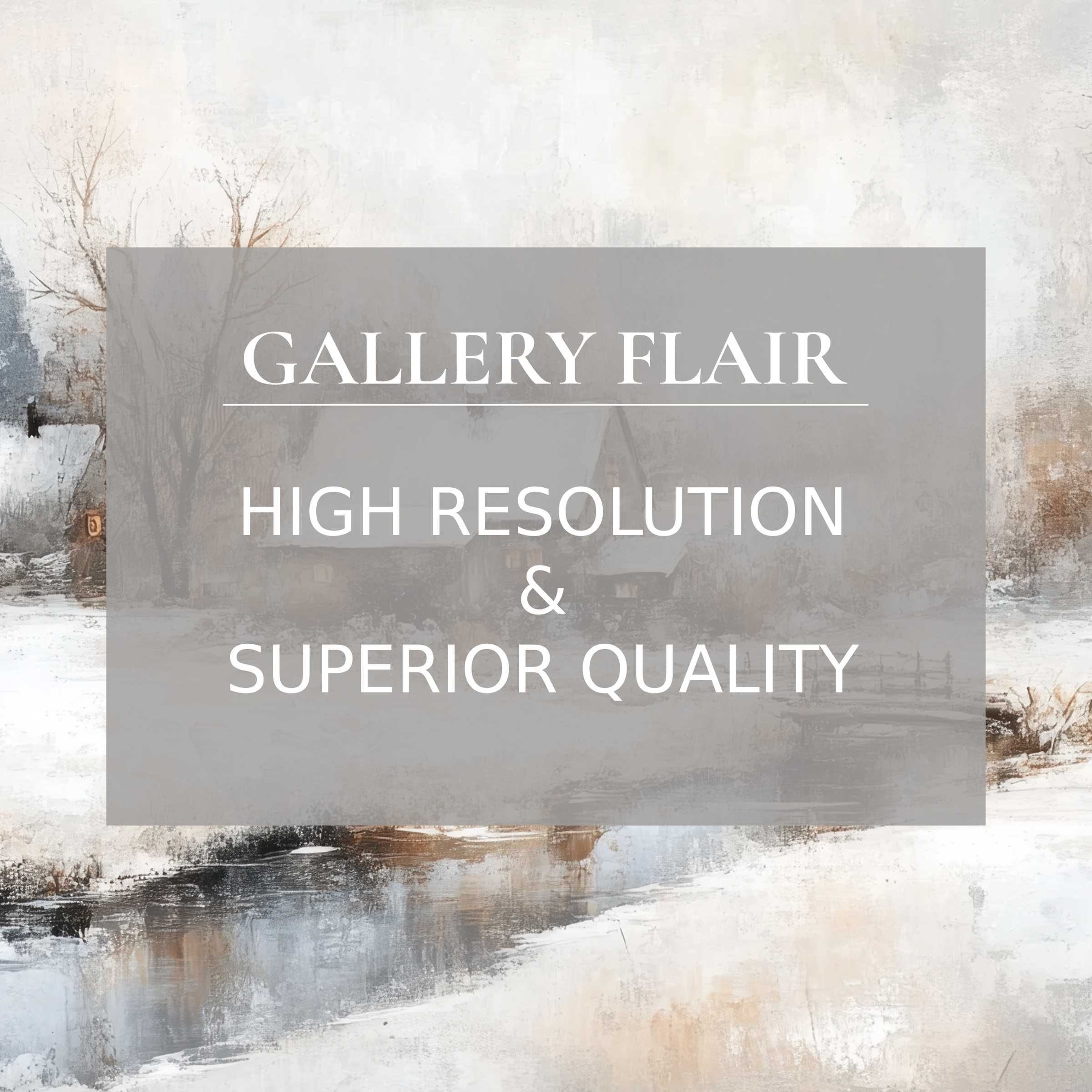 Captivating winter landscape iPad wallpaper for digital download, offering a high-resolution curated tablet background for serene charm